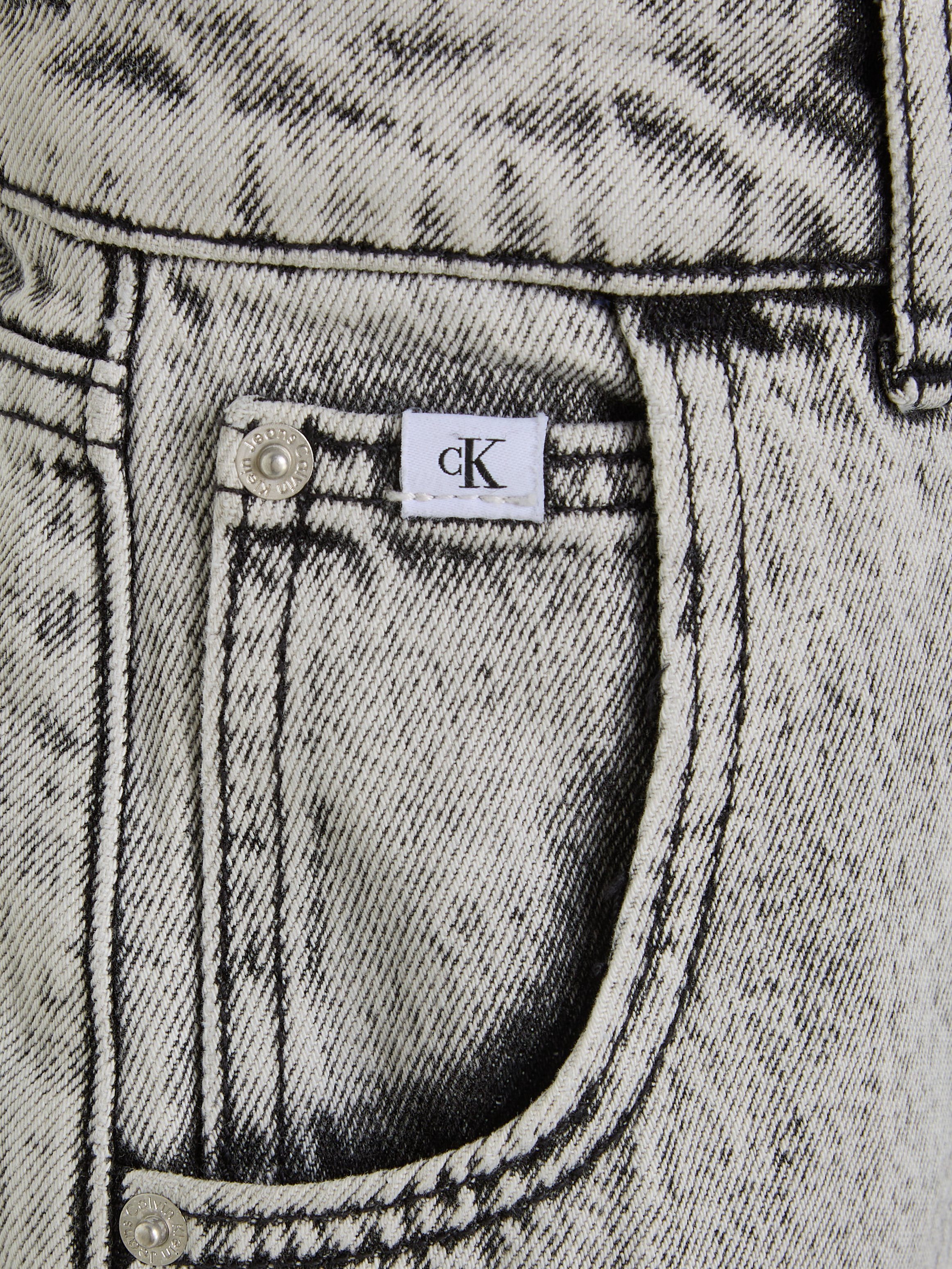 Calvin Klein Straight jeans BARREL STONE LIGHT GREY voor kinderen tot 16 jaar