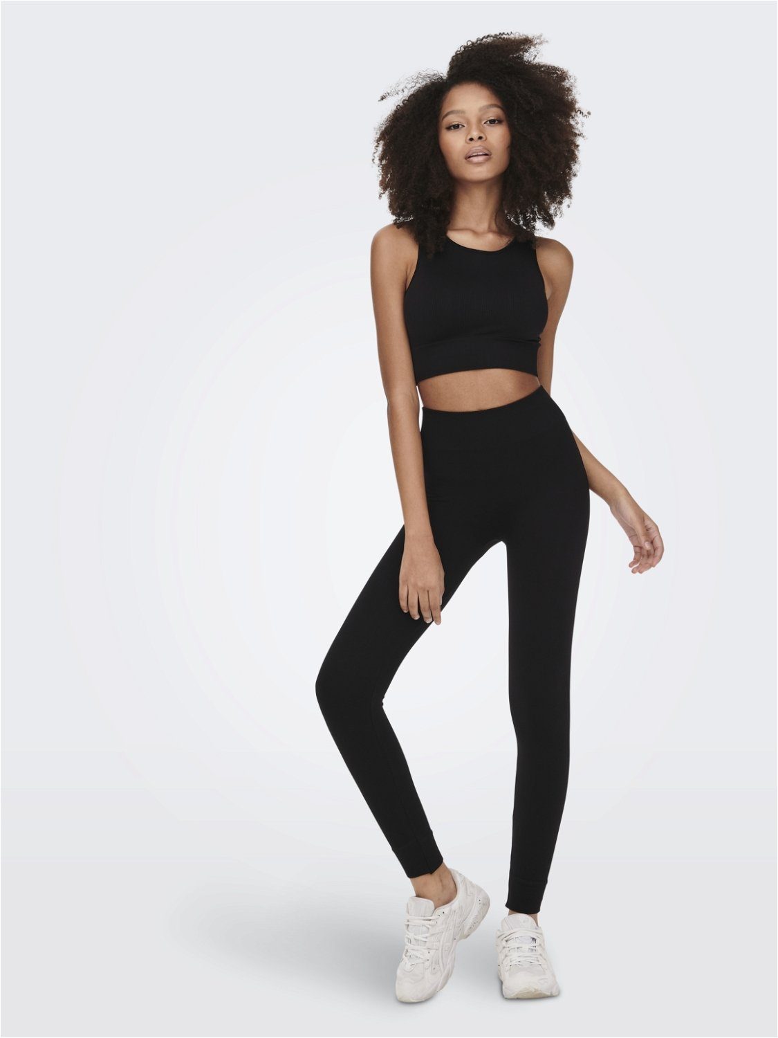 Only Play Trainingstop ONPJAIA LIFE Cropped fit, in fijne ribstructuur