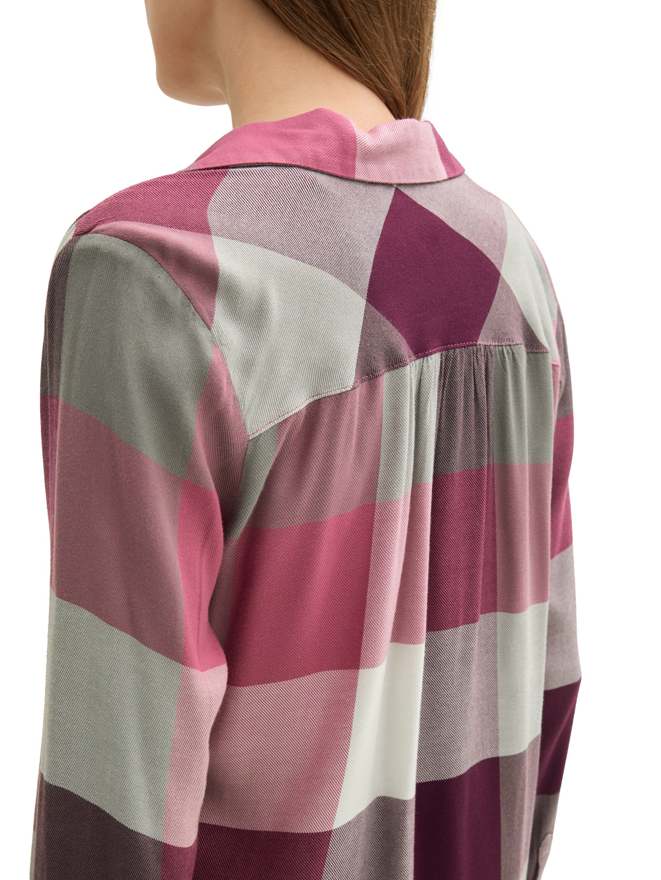 Tom Tailor Geruite blouse met ruitpatroon