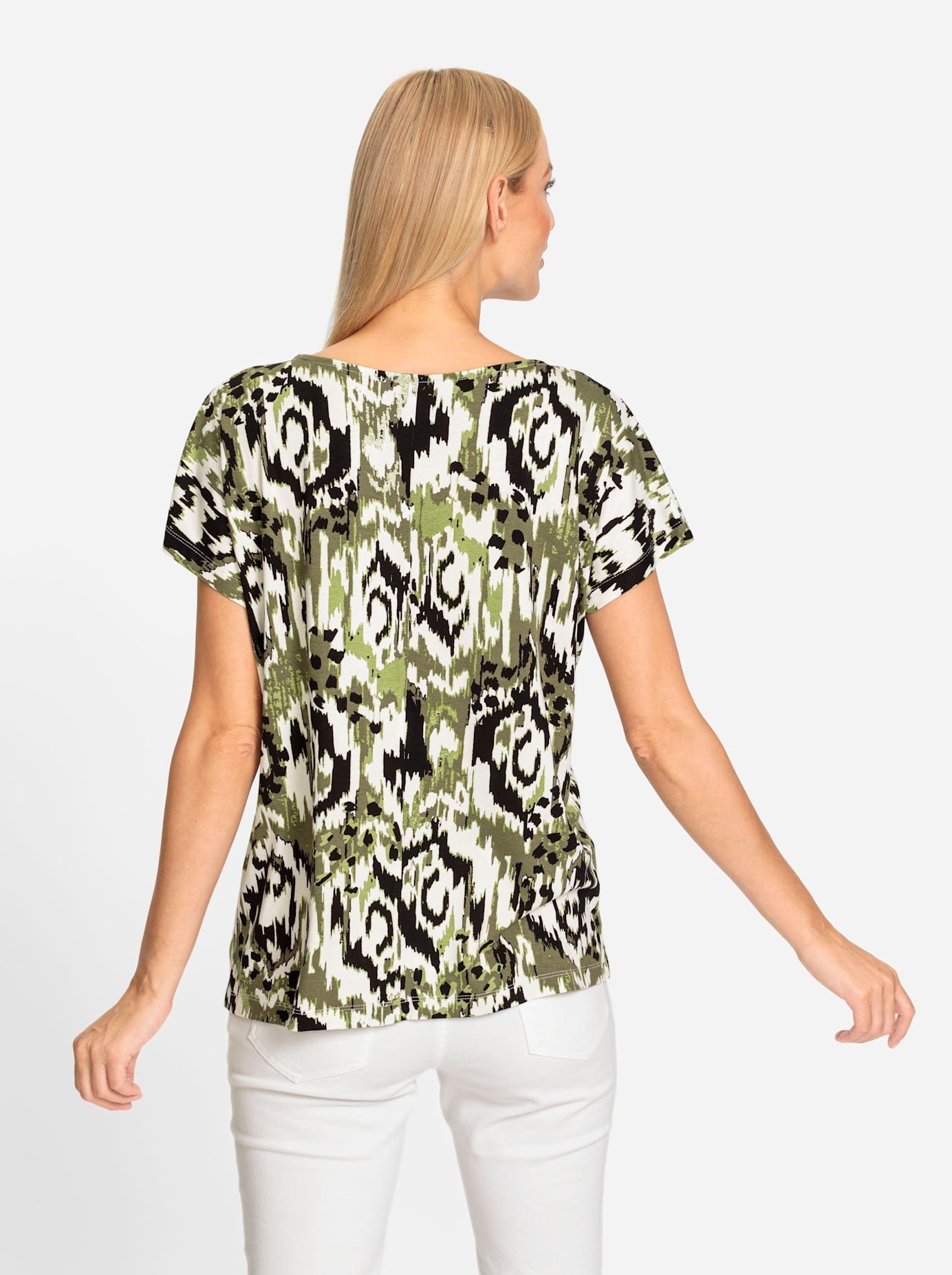 heine Shirt met ronde hals Gedessineerd shirt (1-delig)