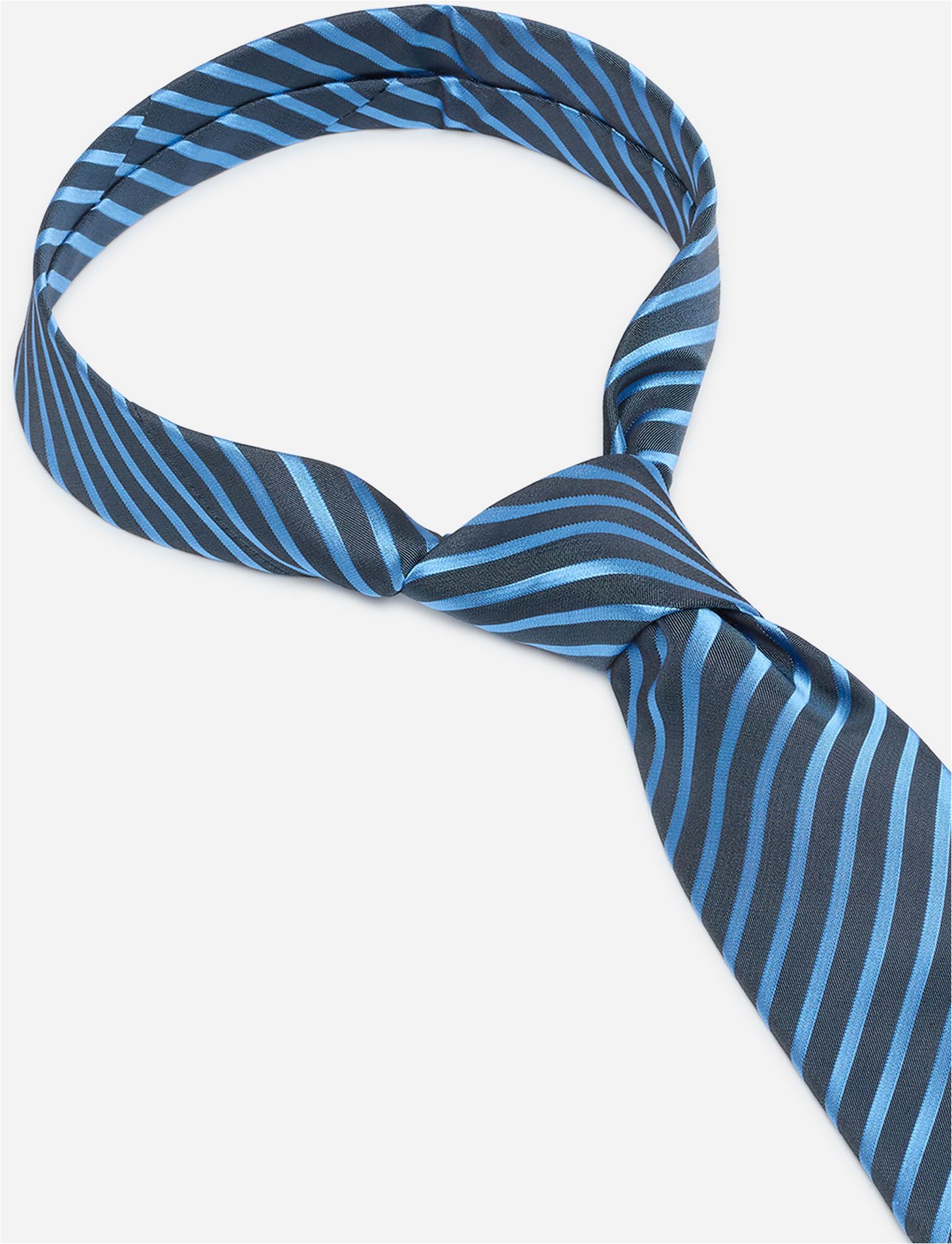MONTI Stropdas LUCIO uit 100% fijne zijde met streepjespatroon en een elegante glans