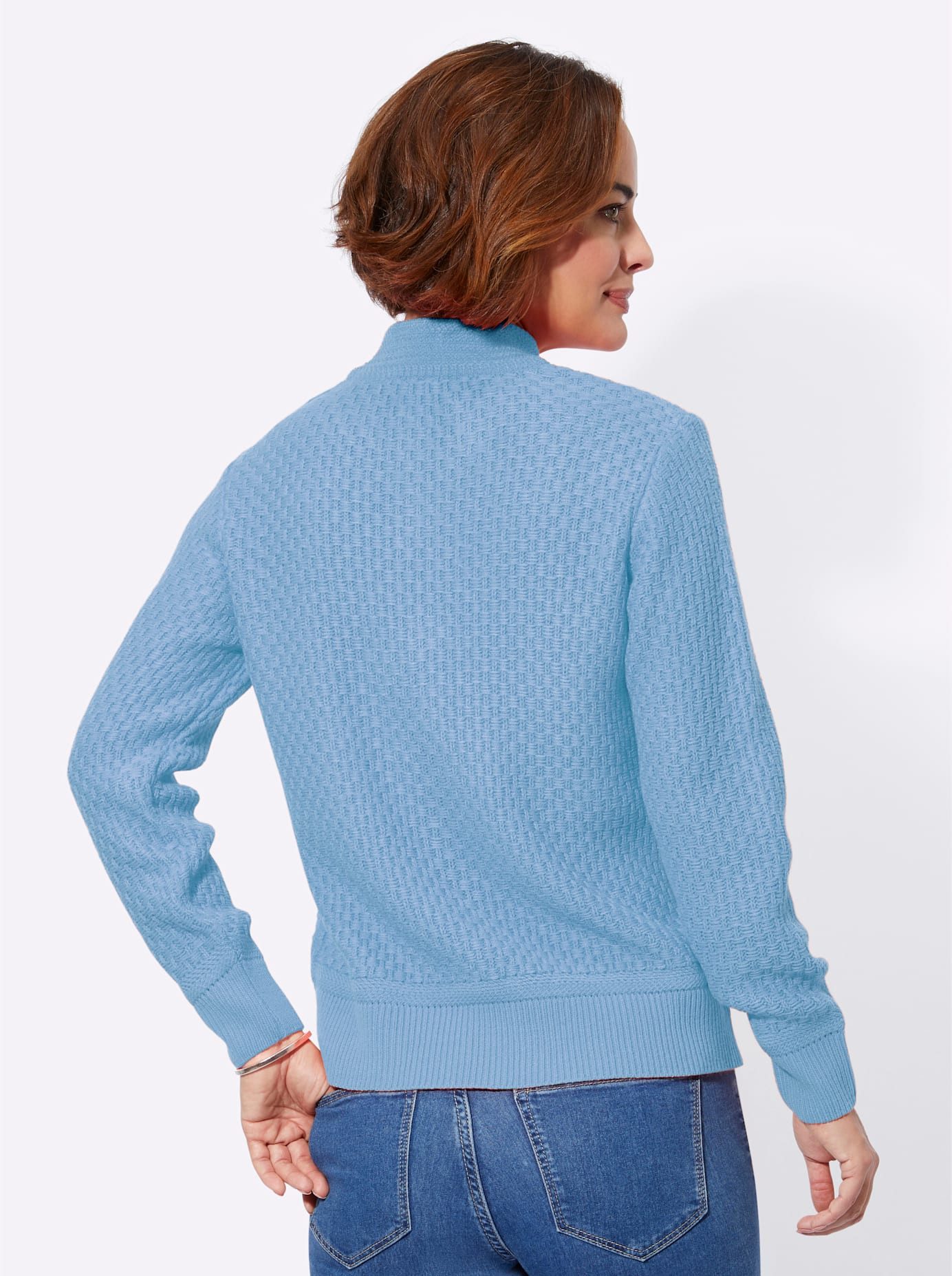 Classic Basics Trui met staande kraag Trui