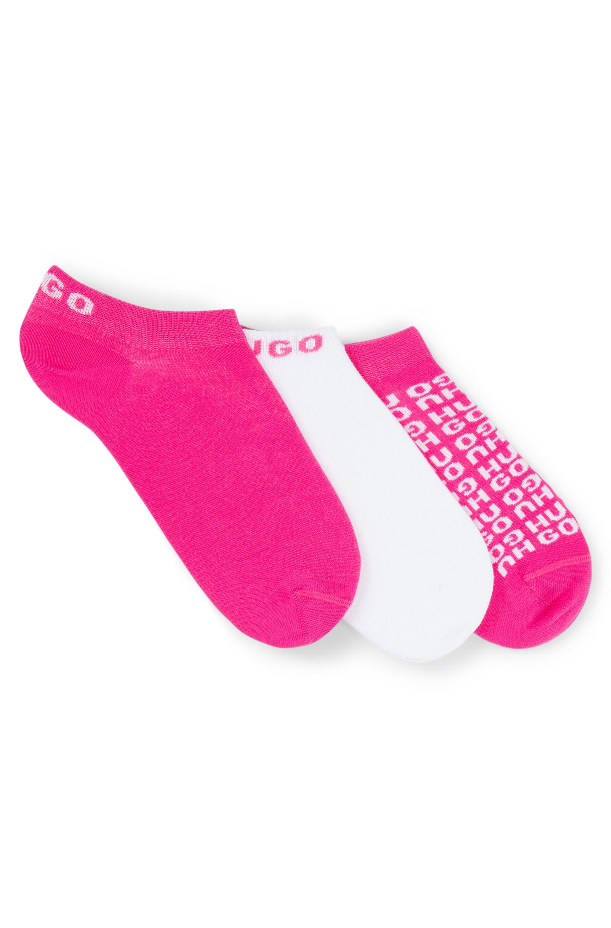 HUGO underwear Sokken 3P AS AO LOGO CC met contrasterende logo-opdruk (3 paar, Set van 3)