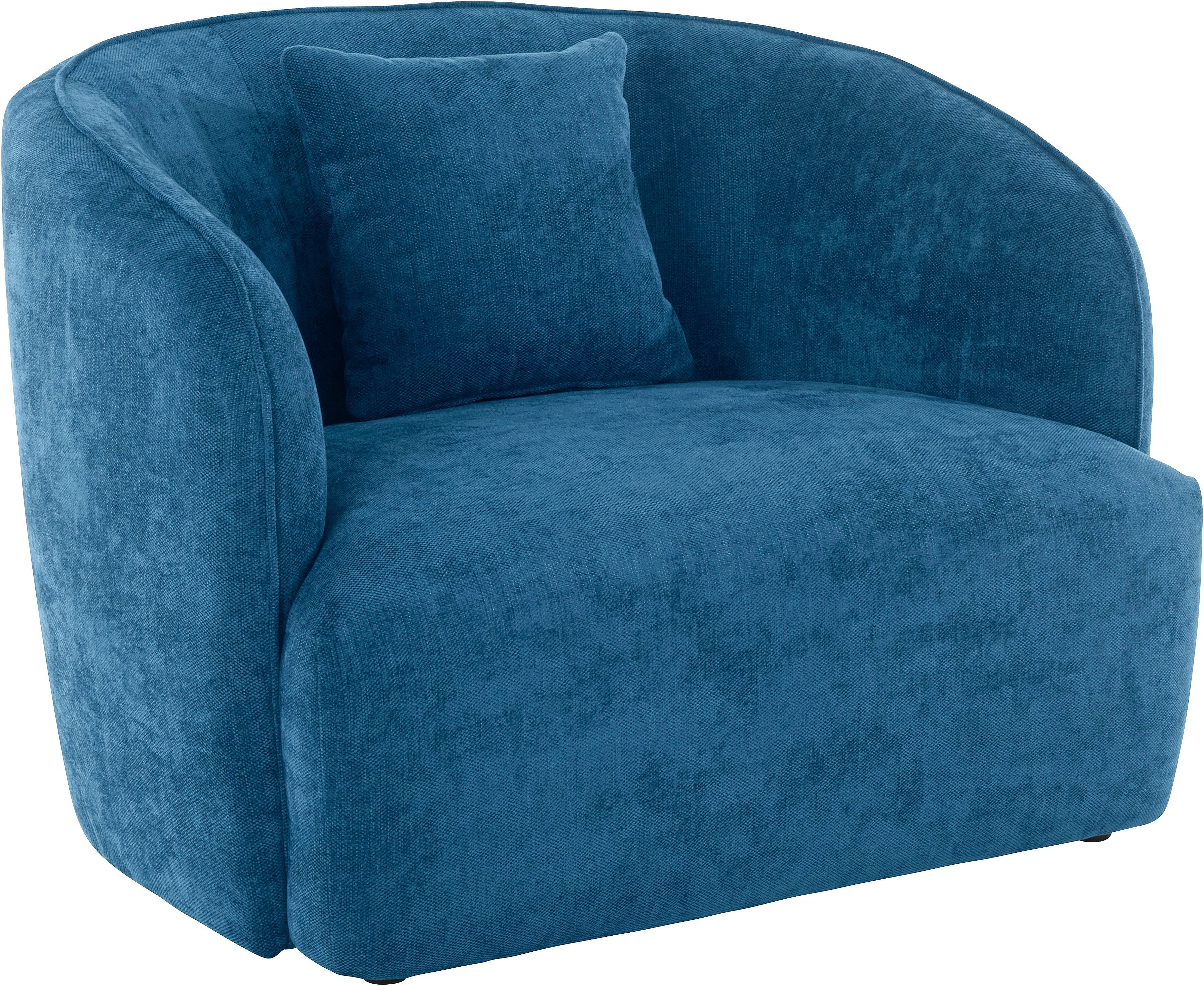 andas Fauteuil Kreukelzone ook met bouclé-bekleding