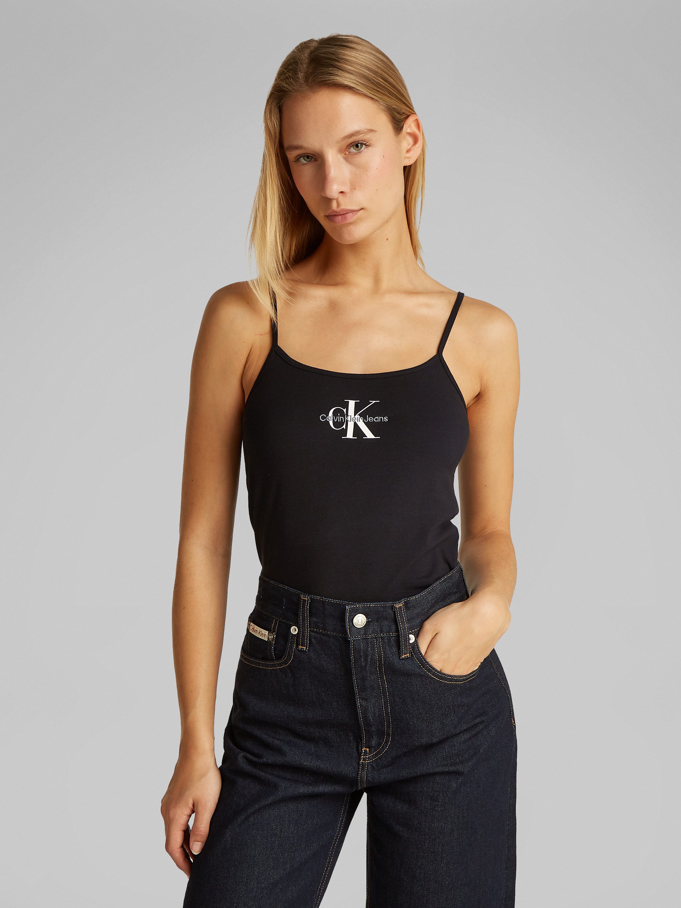 Calvin Klein T-shirt MONOLOGO STRAPPY TANK TOP