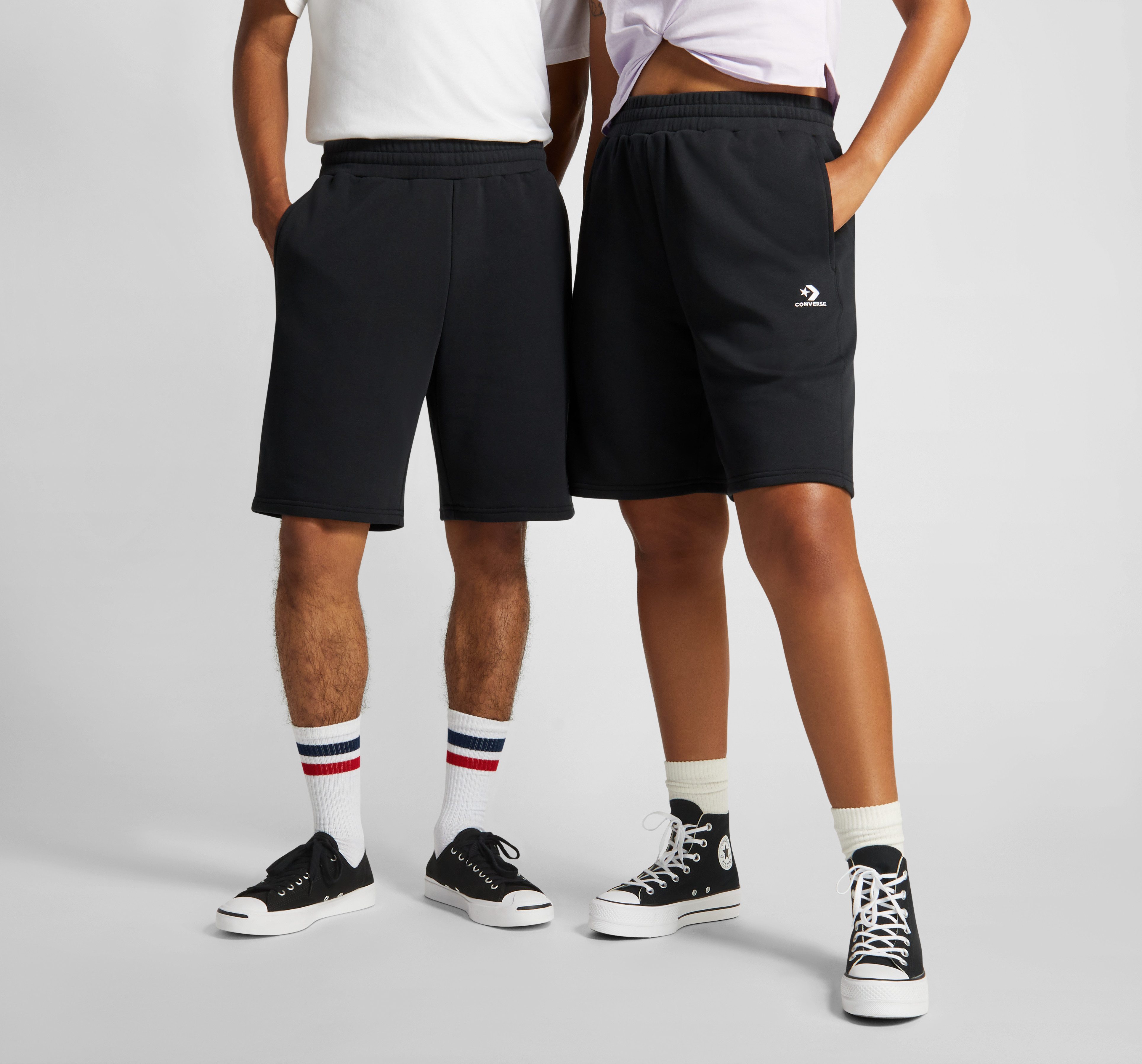 Converse Sweatshort EMBROIDERED STAR CHEVRON STANDARD-FIT FLEECE SHORT (1-delig)