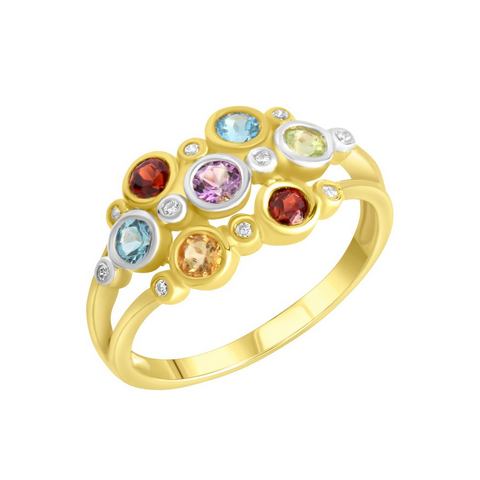 Firetti Zilveren ring Multicolour