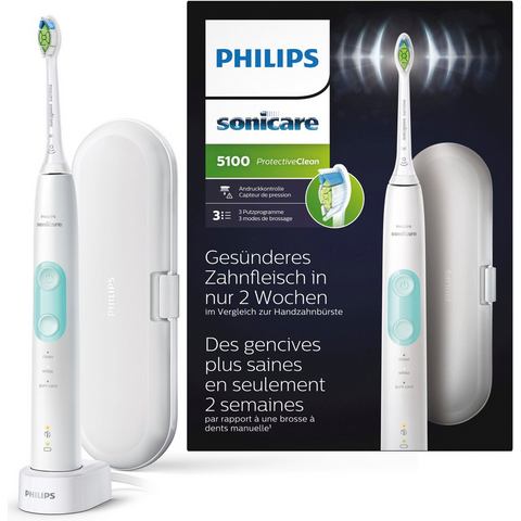 Philips Sonicare ultrasone tandenborstel ProtectiveClean 5100, opzetborsteltjes: 1