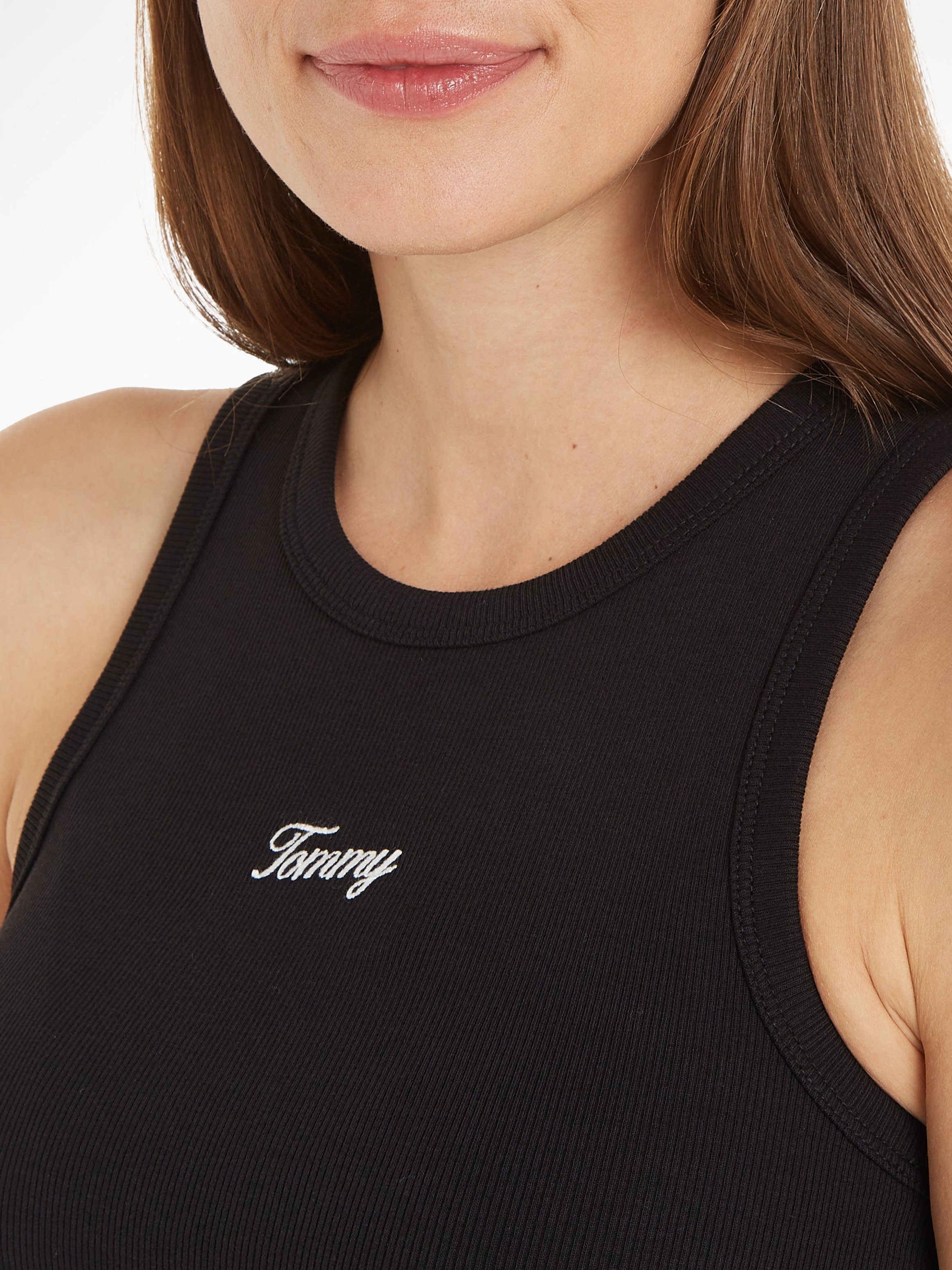 Tommy Jeans Curve Tanktop TJW SLIM SCRIPT TANK EXT