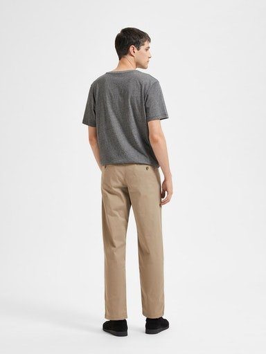 SELECTED HOMME Stoffen broek SLH196-STRAIGHT-NEW MILES FLEX PANT NOOS