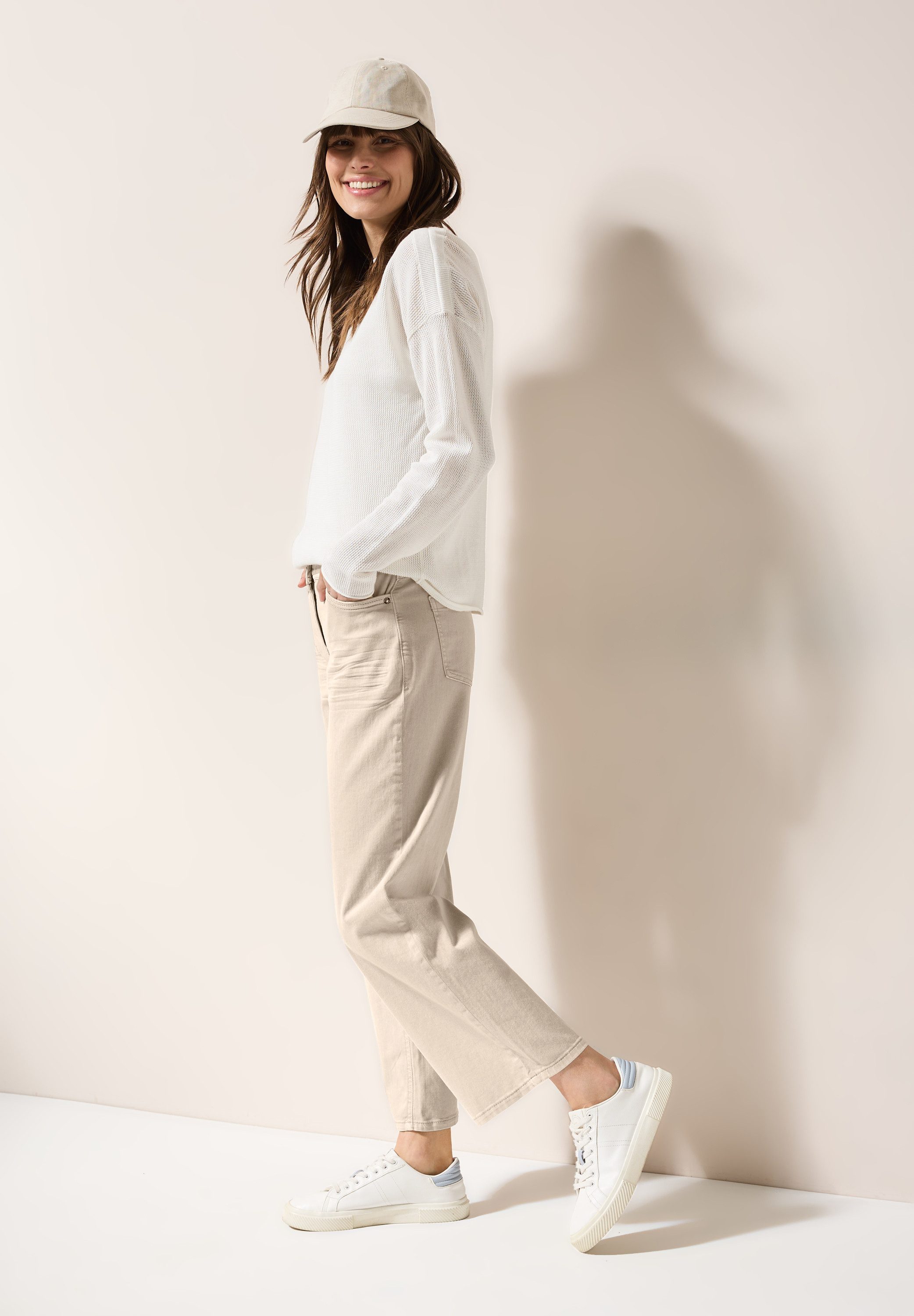 Cecil Wijde jeans Style Neele in five-pocketsstijl