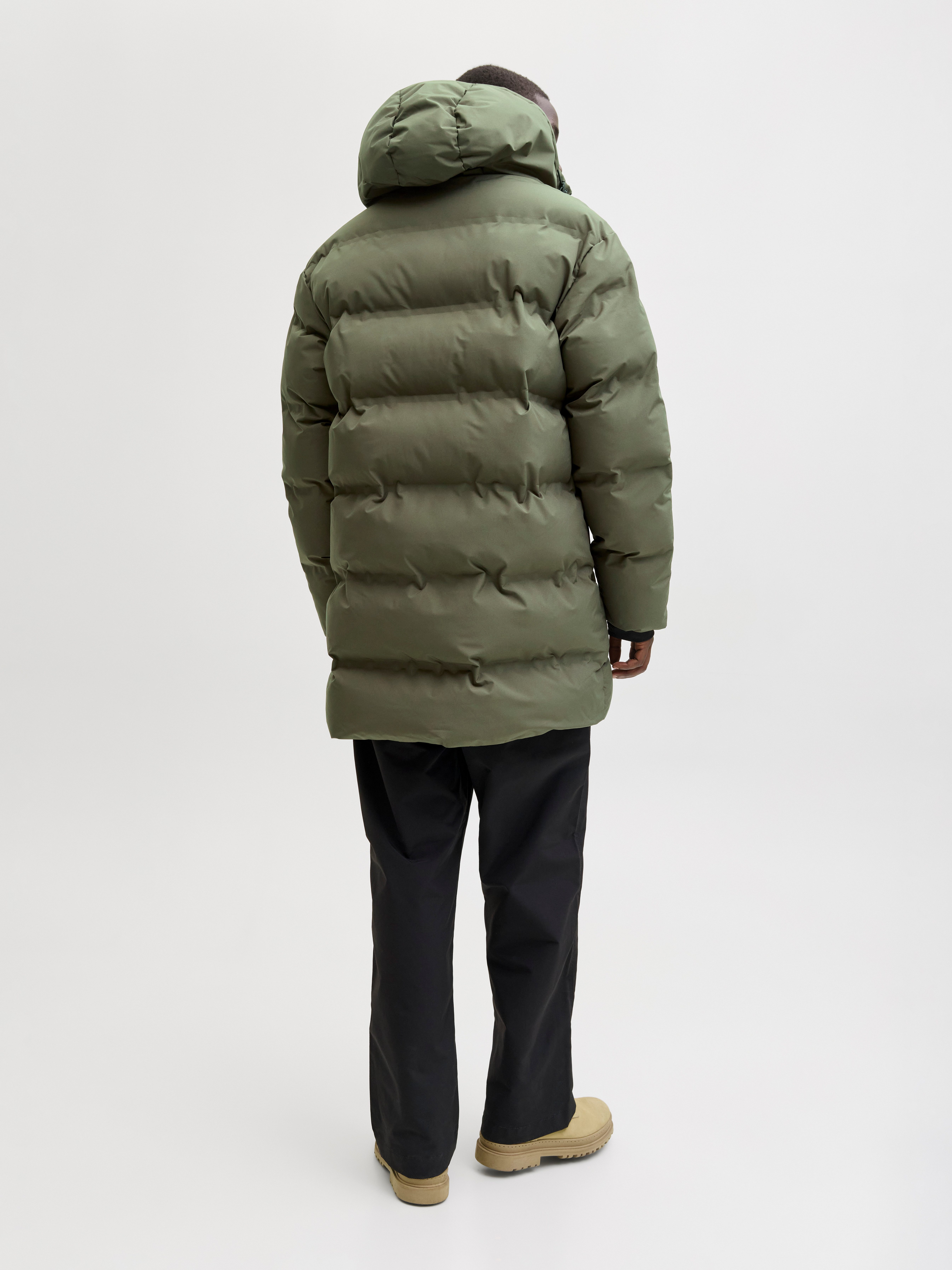 Jack & Jones Gewatteerde jas JCOFUSION LONG PUFFER JACKET