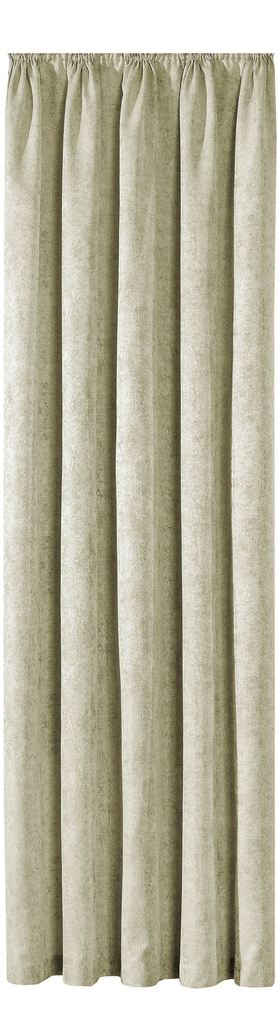 Weckbrodt Gordijn JONA Jacquard, edele glans, ondoorzichtig, gordijn, store (1 stuk) kant & klaar gordijnen maat 2 groen