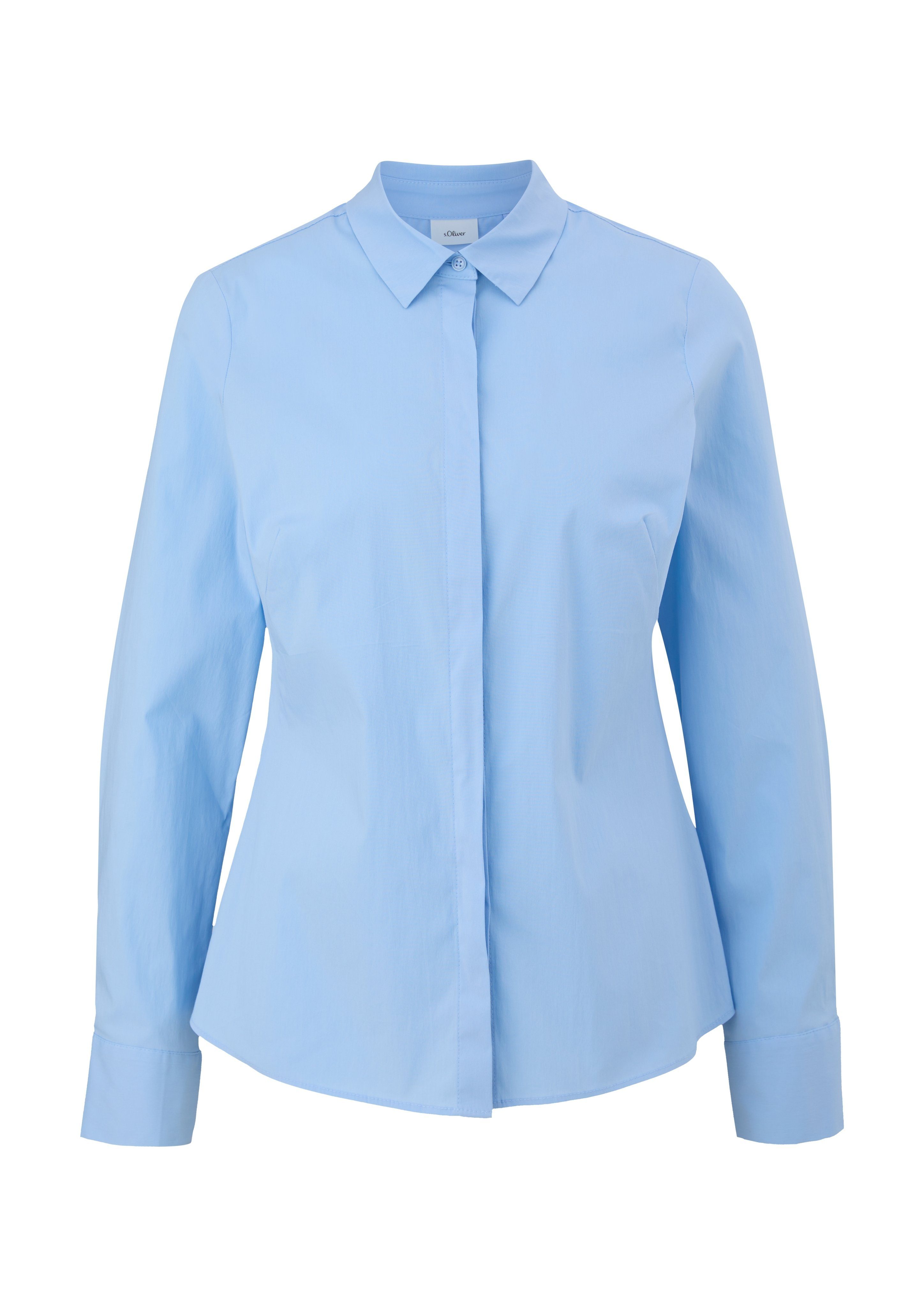 s.Oliver BLACK LABEL Klassieke blouse met verborgen knoopsluiting