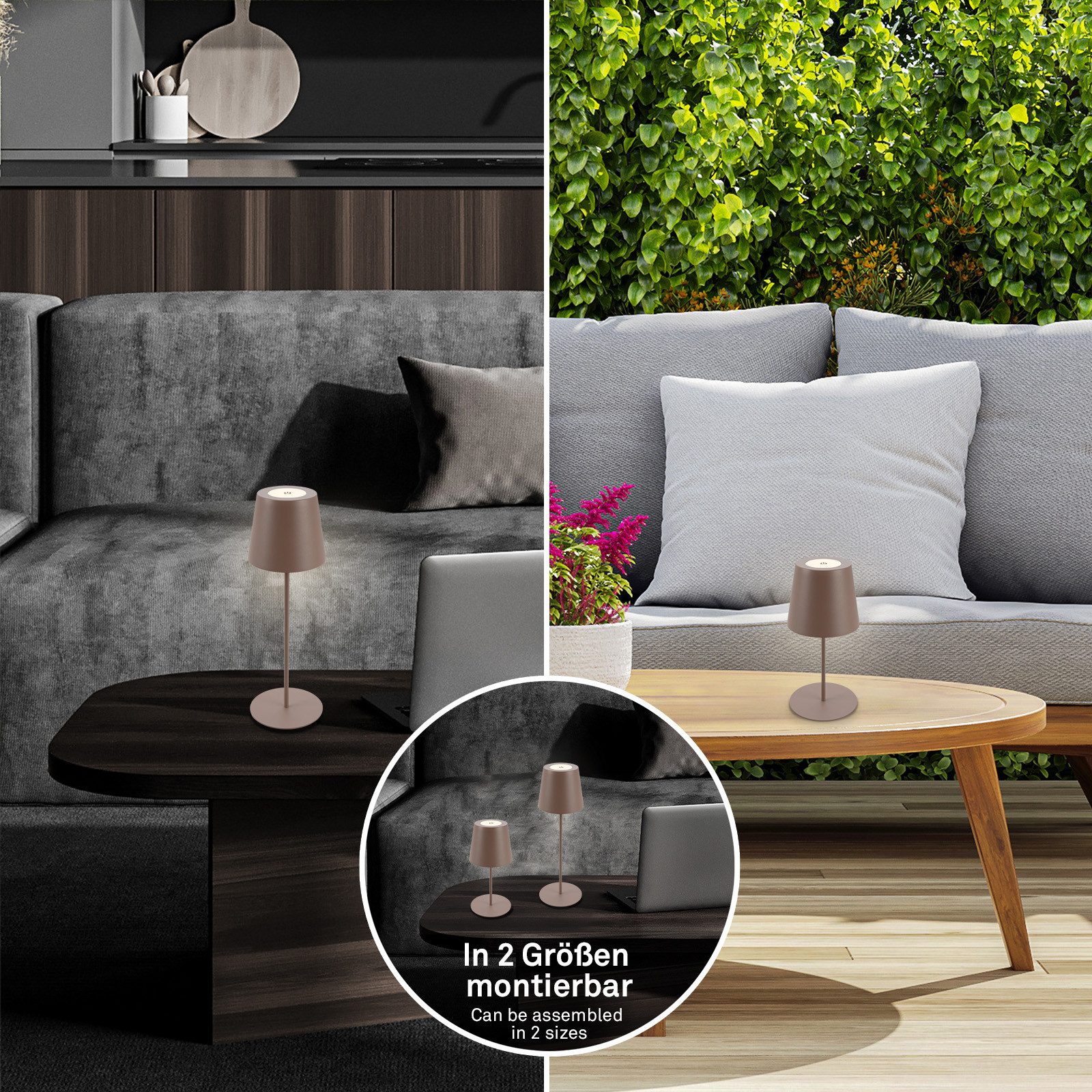 Briloner Leuchten Led-tafellamp voor buiten Coloris