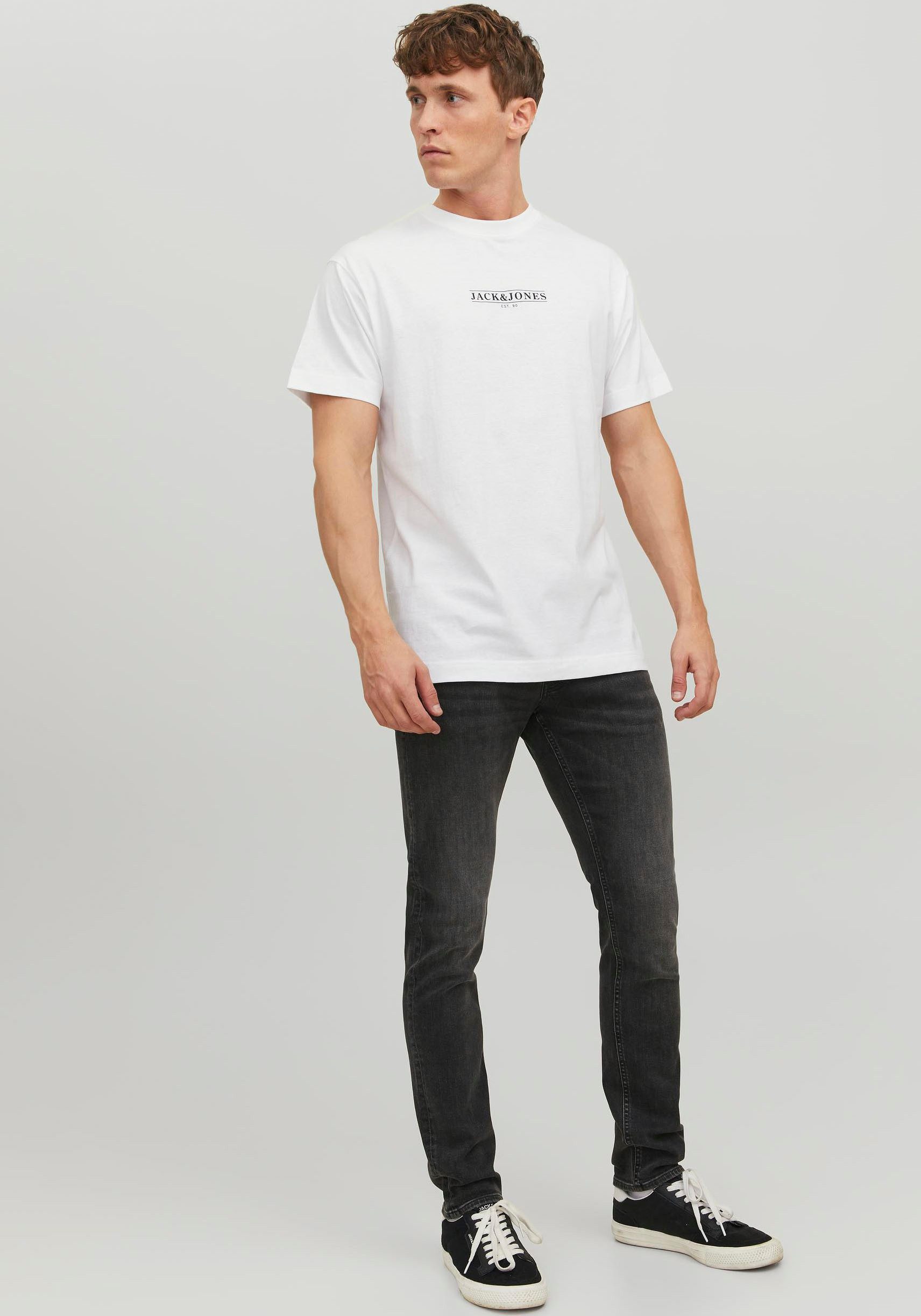 Jack & Jones Slim fit jeans JJIGLENN – Jeans met stretch en figuuraccentuerende silhouet