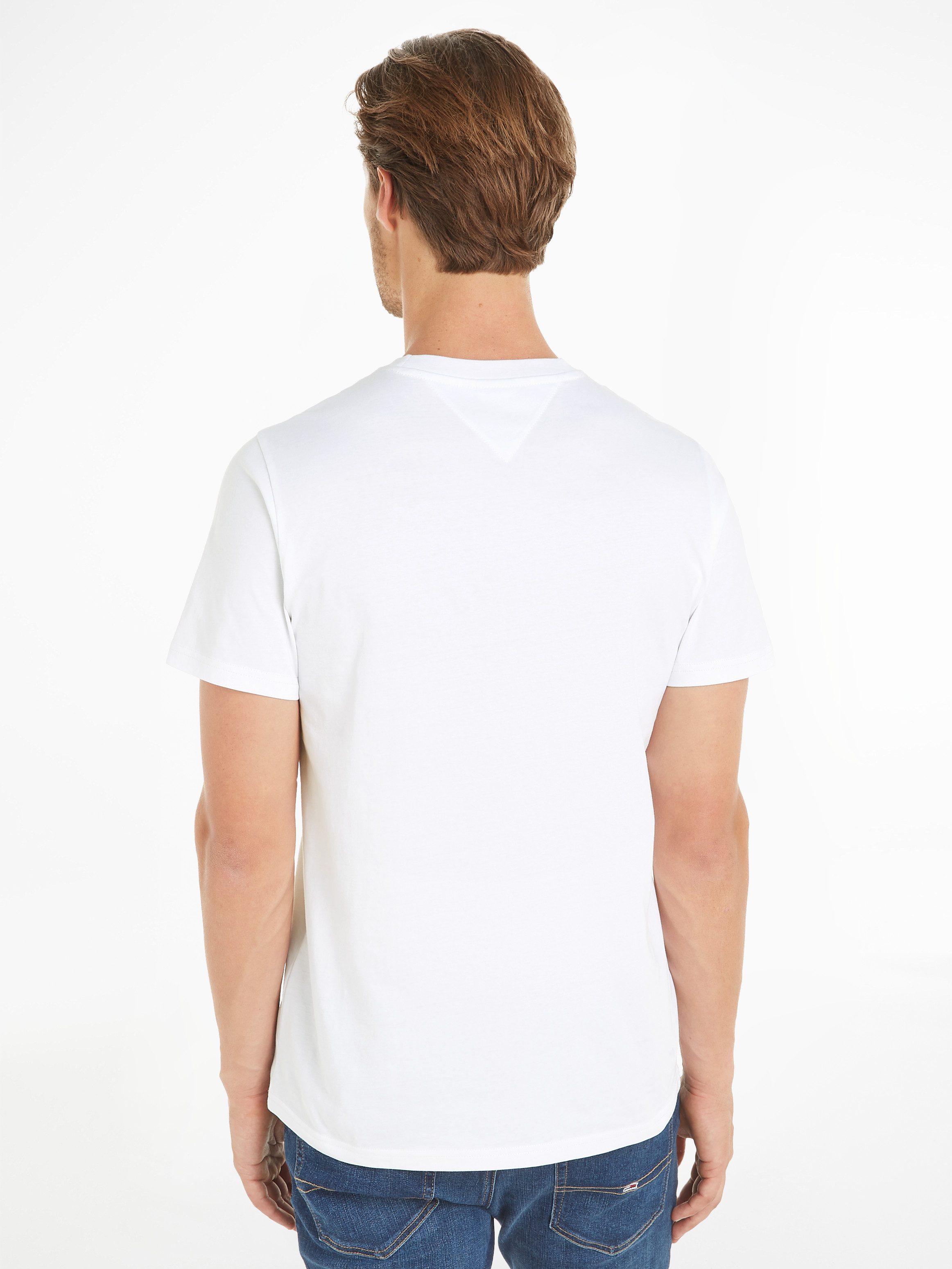 TOMMY JEANS T-shirt TJM SLIM LINEAR CHEST TEE EXT