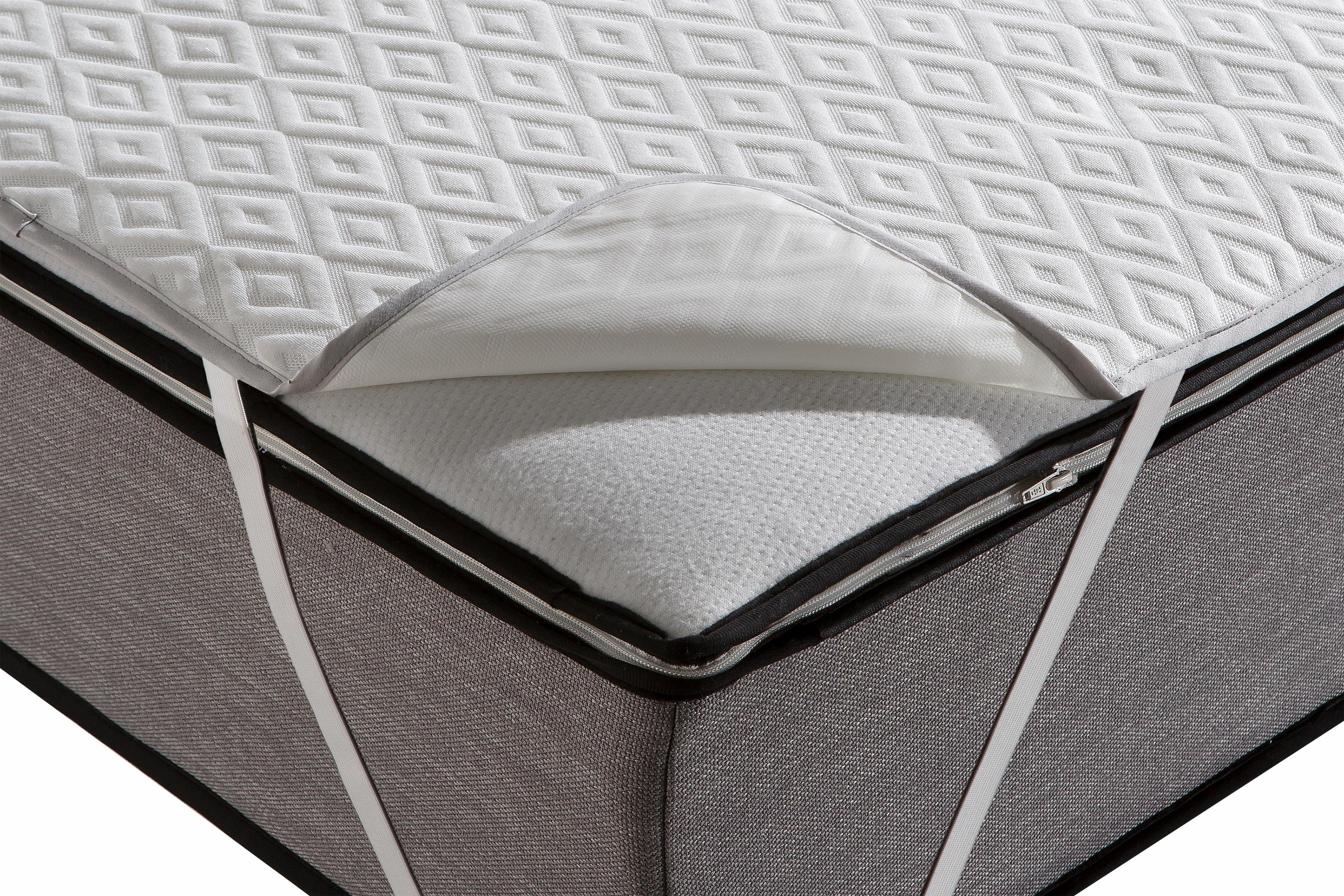 my home Matrasdek Rhomber, matras 90x200 cm, 140x200 cm en andere maten, waterdicht