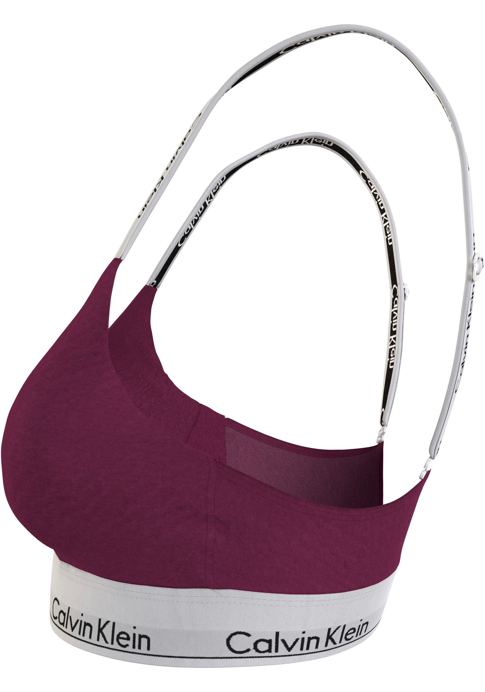 Calvin Klein Bralette met een logo-opschrift