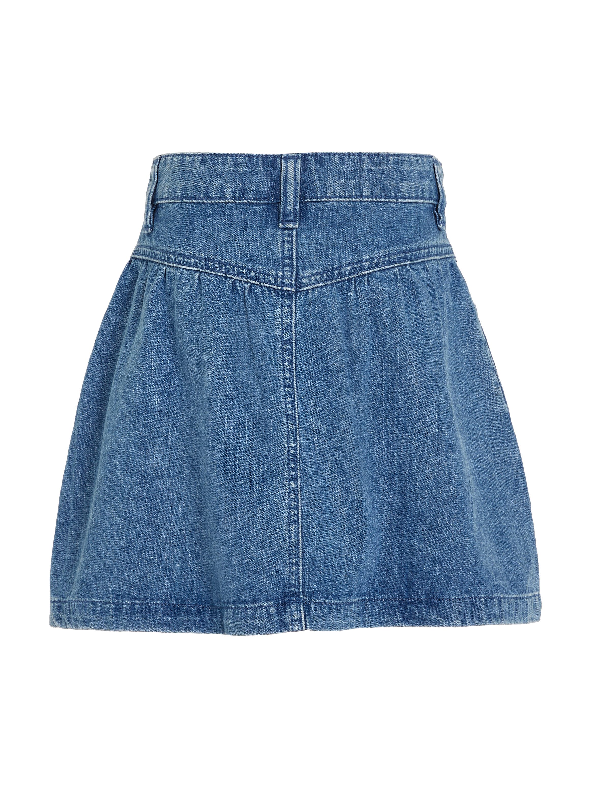 Tommy Hilfiger Rok in a-lijn DENIM FRONT YOKE DETAIL SKIRT