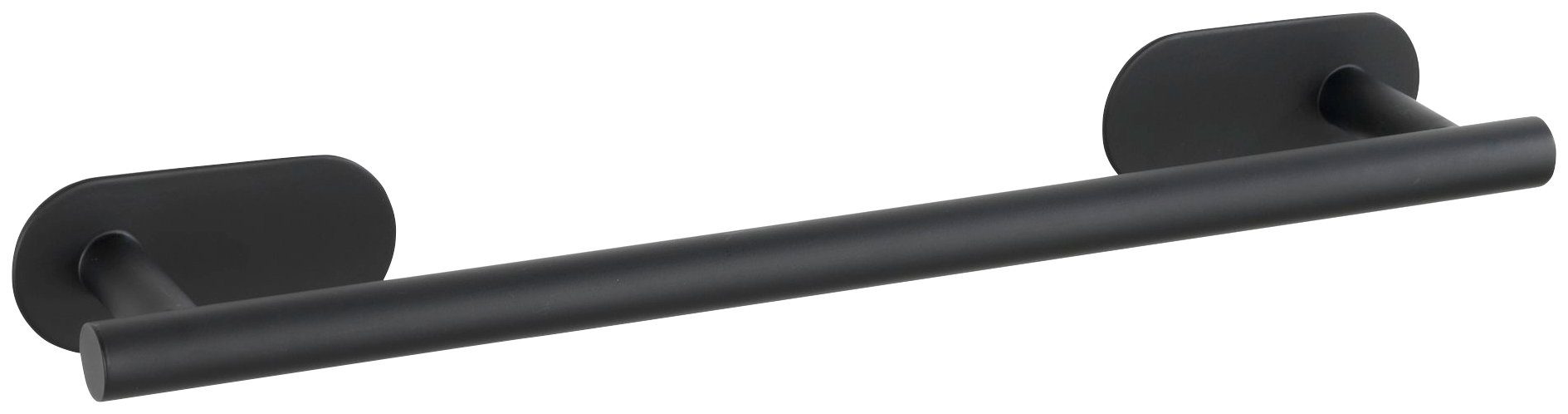 WENKO Handdoekhouder Orea black Bxdxh: 40x7x4,5 cm, bevestigen zonder boren handdoekhouders zwart