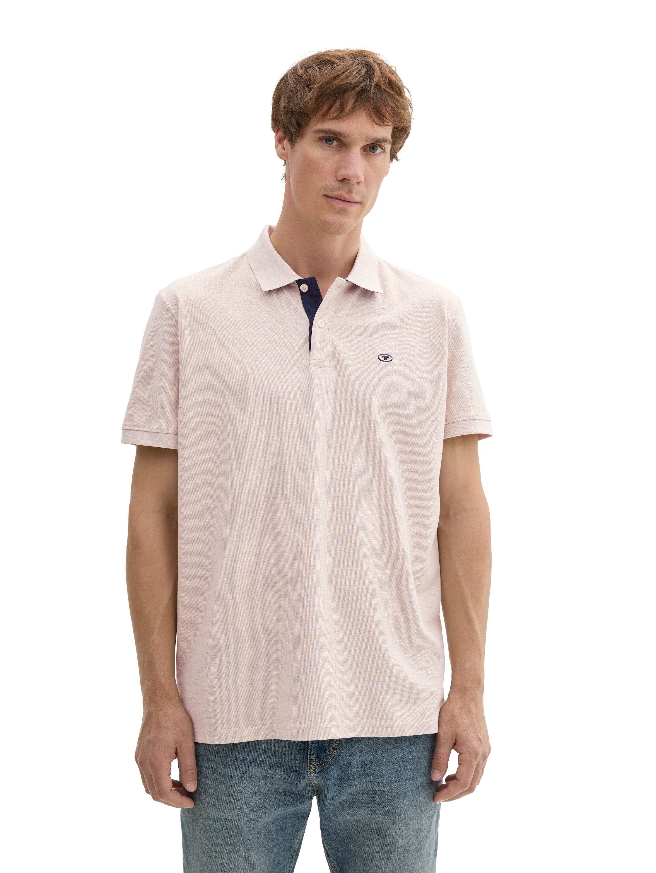 Tom Tailor Regular fit poloshirt met logostitching
