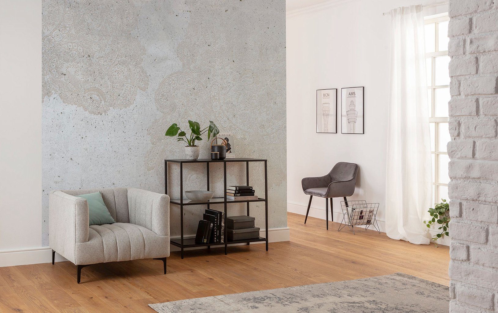 Komar Vliesbehang Digitale print vlies - Puro - Afmeting 300 x 280 cm (1 stuk)