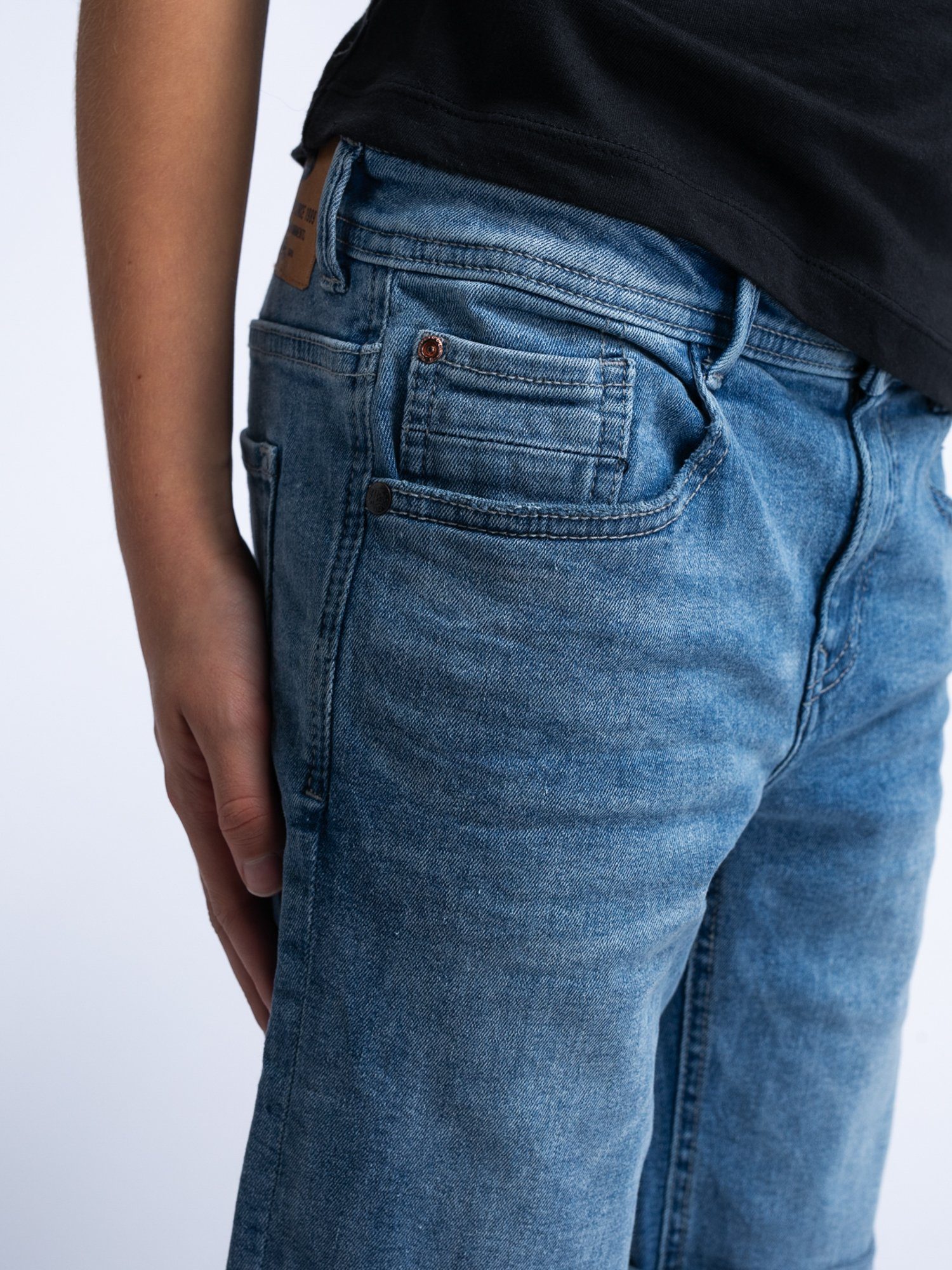 Petrol Industries Jeansshort met stretch, voor jongens