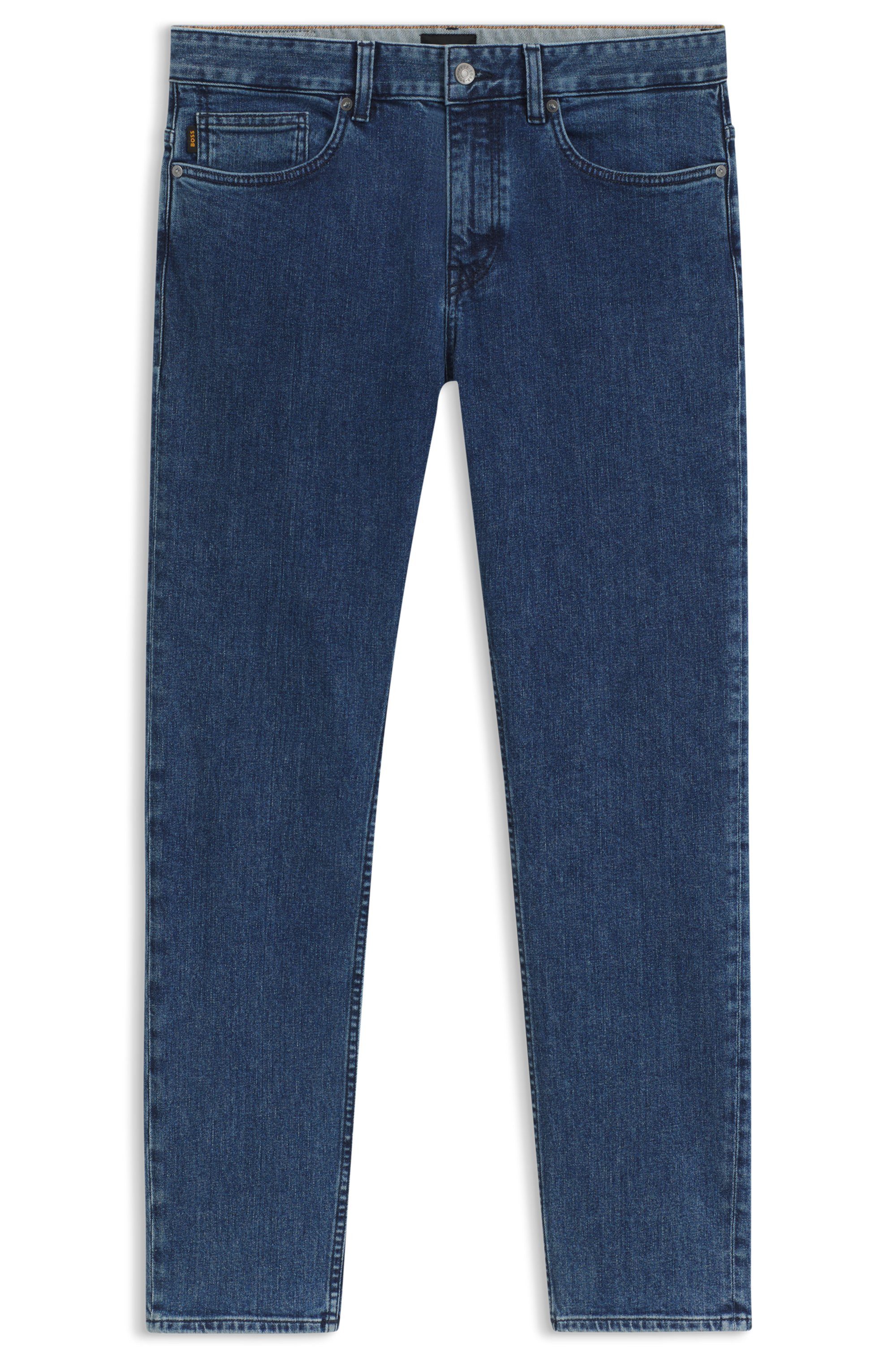 Boss Orange Slim fit jeans Delaware in stijlvolle wassing