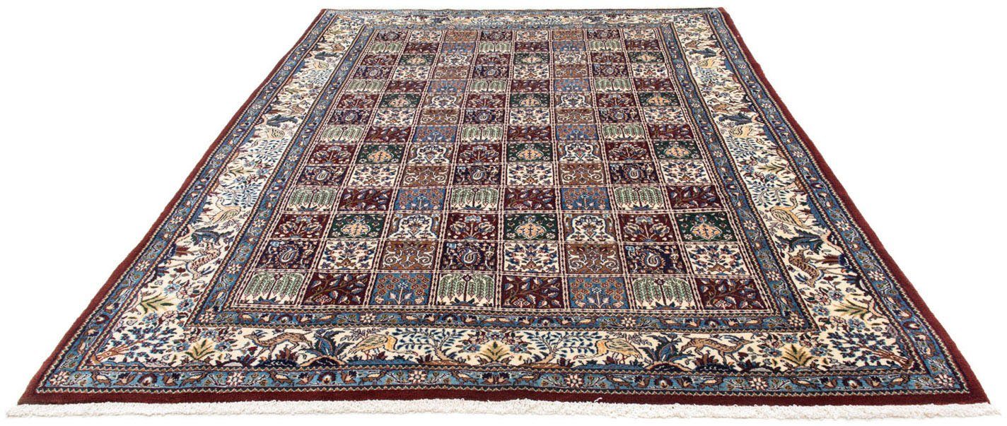 morgenland Wollen kleed Nain medaillon Blu scuro 352 x 253 cm Uniek exemplaar met certificaat