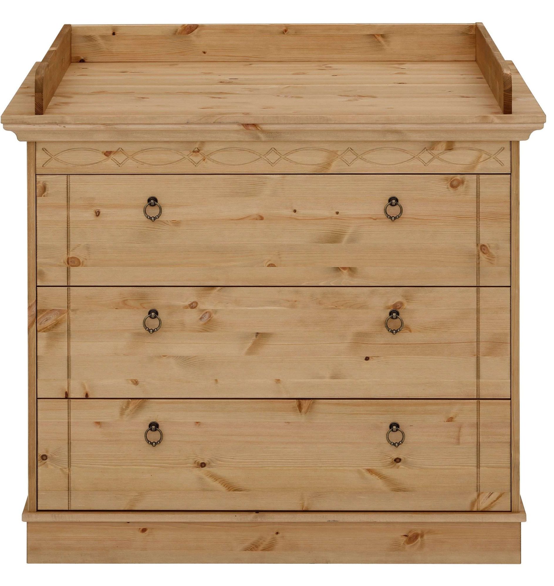 Lüttenhütt Complete babykamerset Indra, FSC® gecertificeerd massief hout, om te vormen tot tienerkamer (voordeelset, 7-delig)