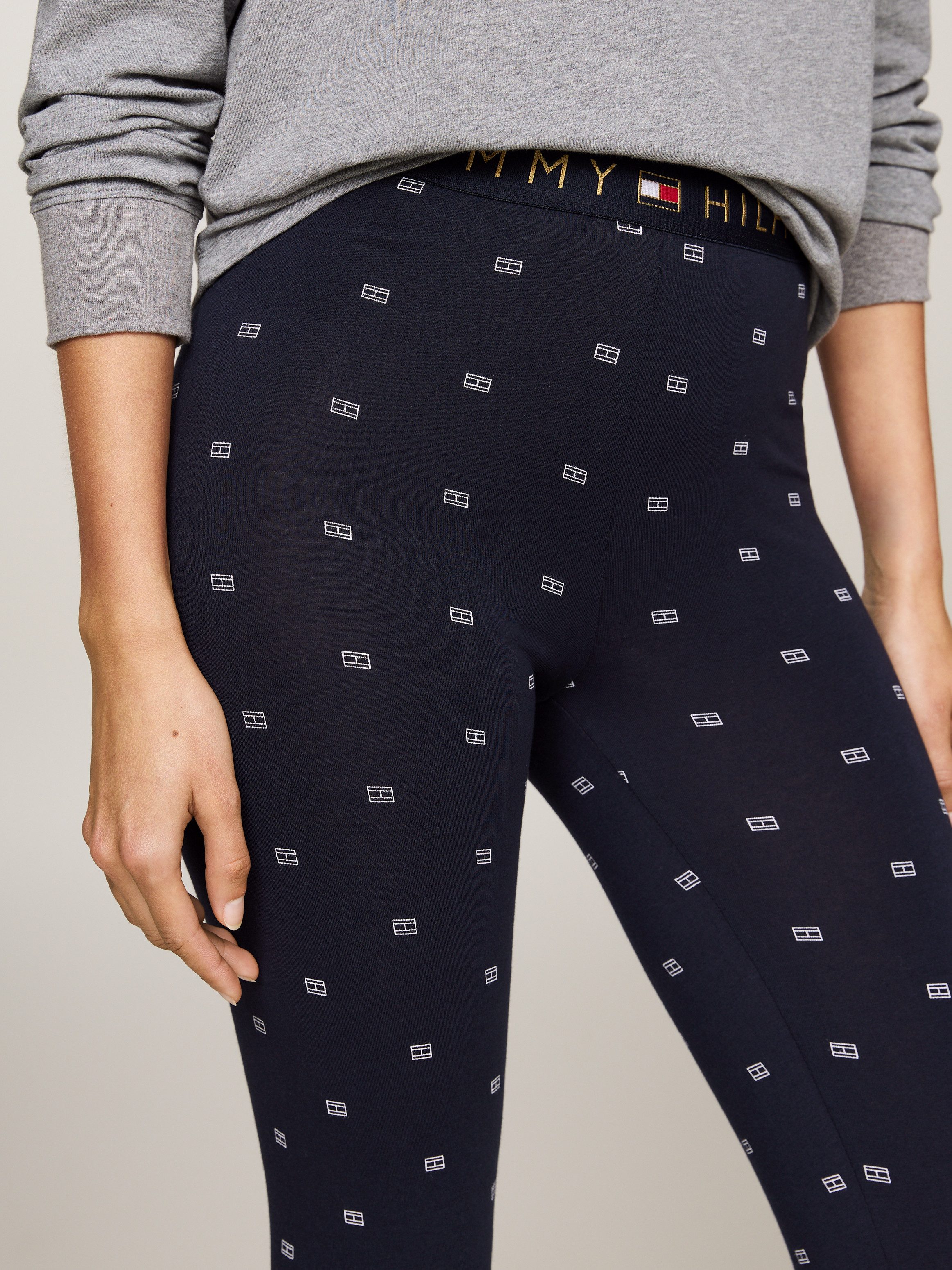 Tommy Hilfiger Underwear Pyjama GIFT LEGGING PJ SET W EYEMASK (set, 3-delig, 3-delig)