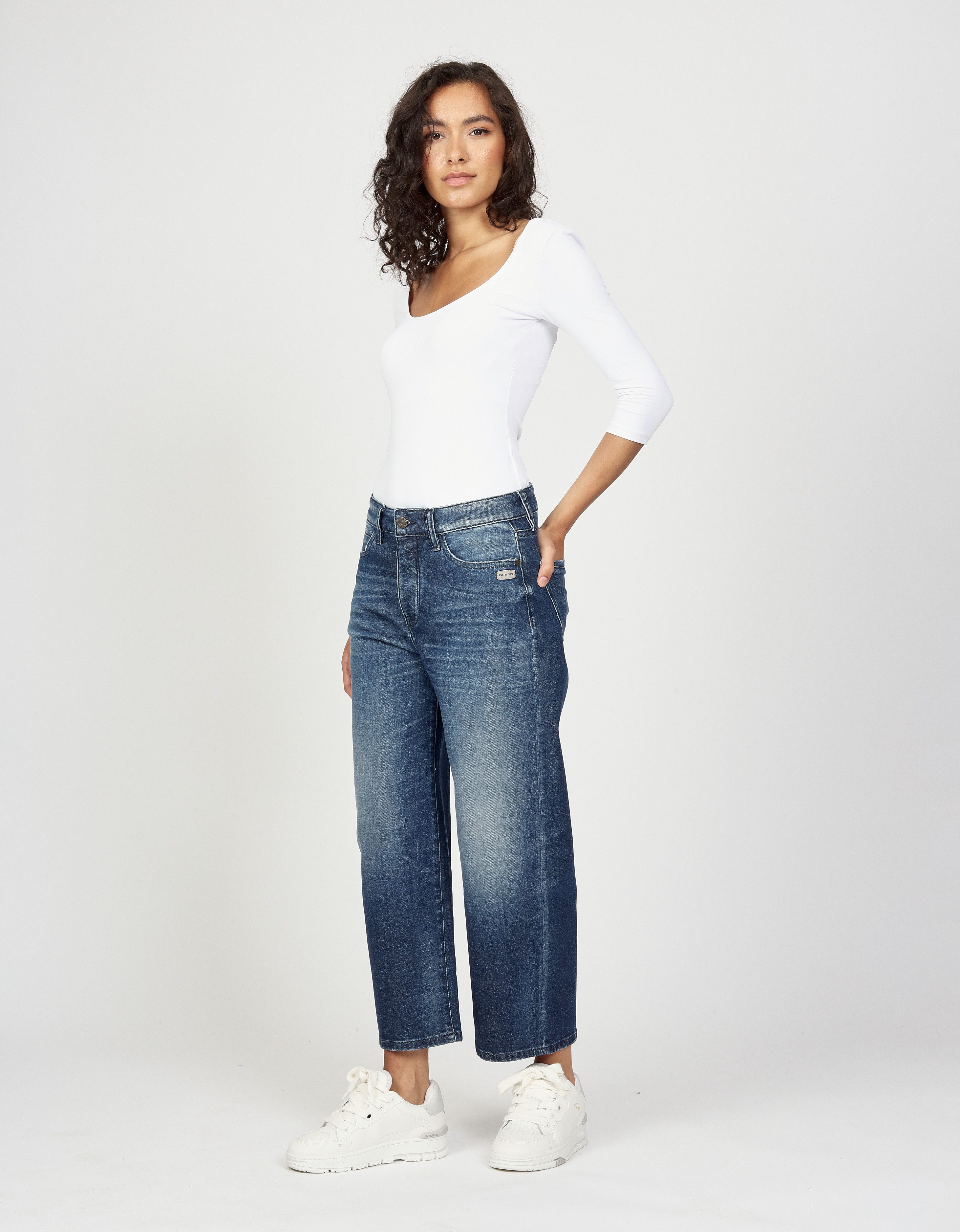 GANG 5-pocket jeans 94JUL CROPPED met verkorte pijplengte