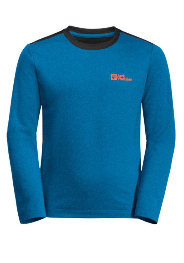 Jack Wolfskin Trui met ronde hals ACTAMIC LONGSLEEVE K meisjes sweaters maat 128 blauw
