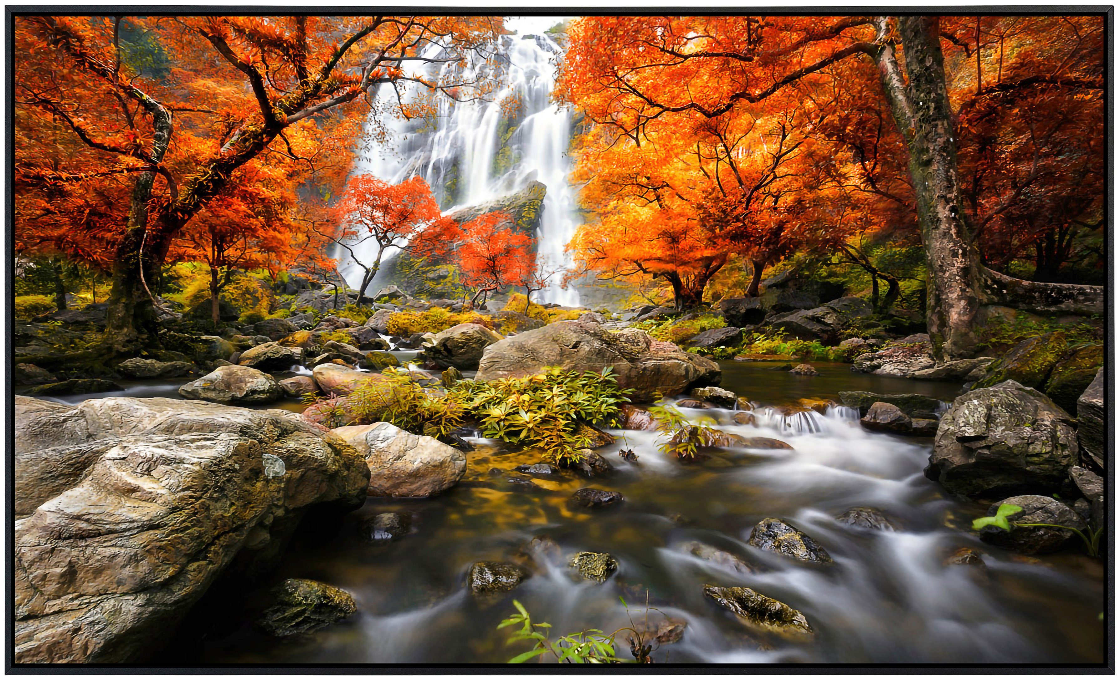 Papermoon Infraroodverwarming Herfst waterval zeer aangename stralingswarmte
