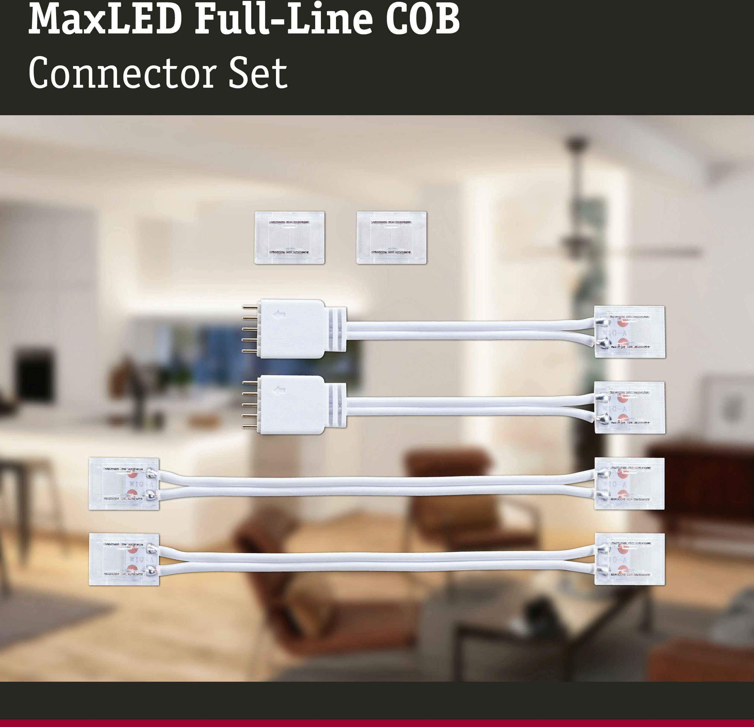 Paulmann Led-strepen MaxLED 1000 Connector Set Full-Line COB 2-pack 133m (1 stuk)