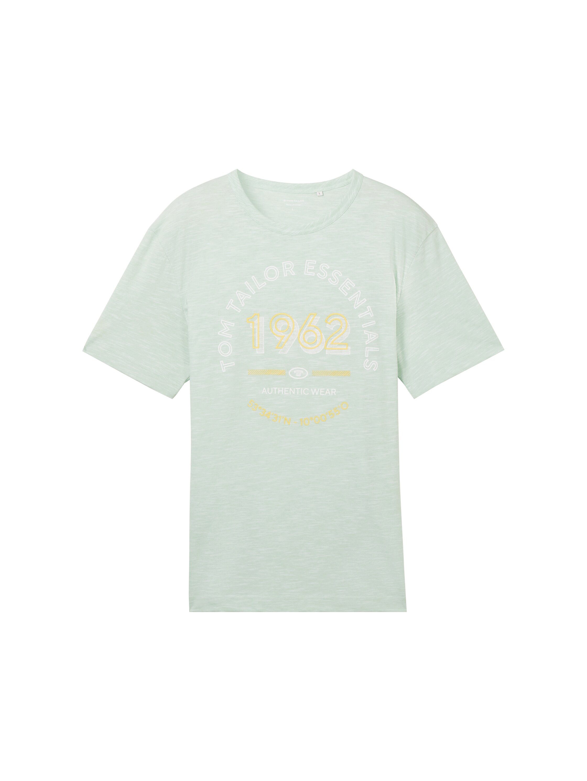 Tom Tailor Shirt met print met frontprintlogo
