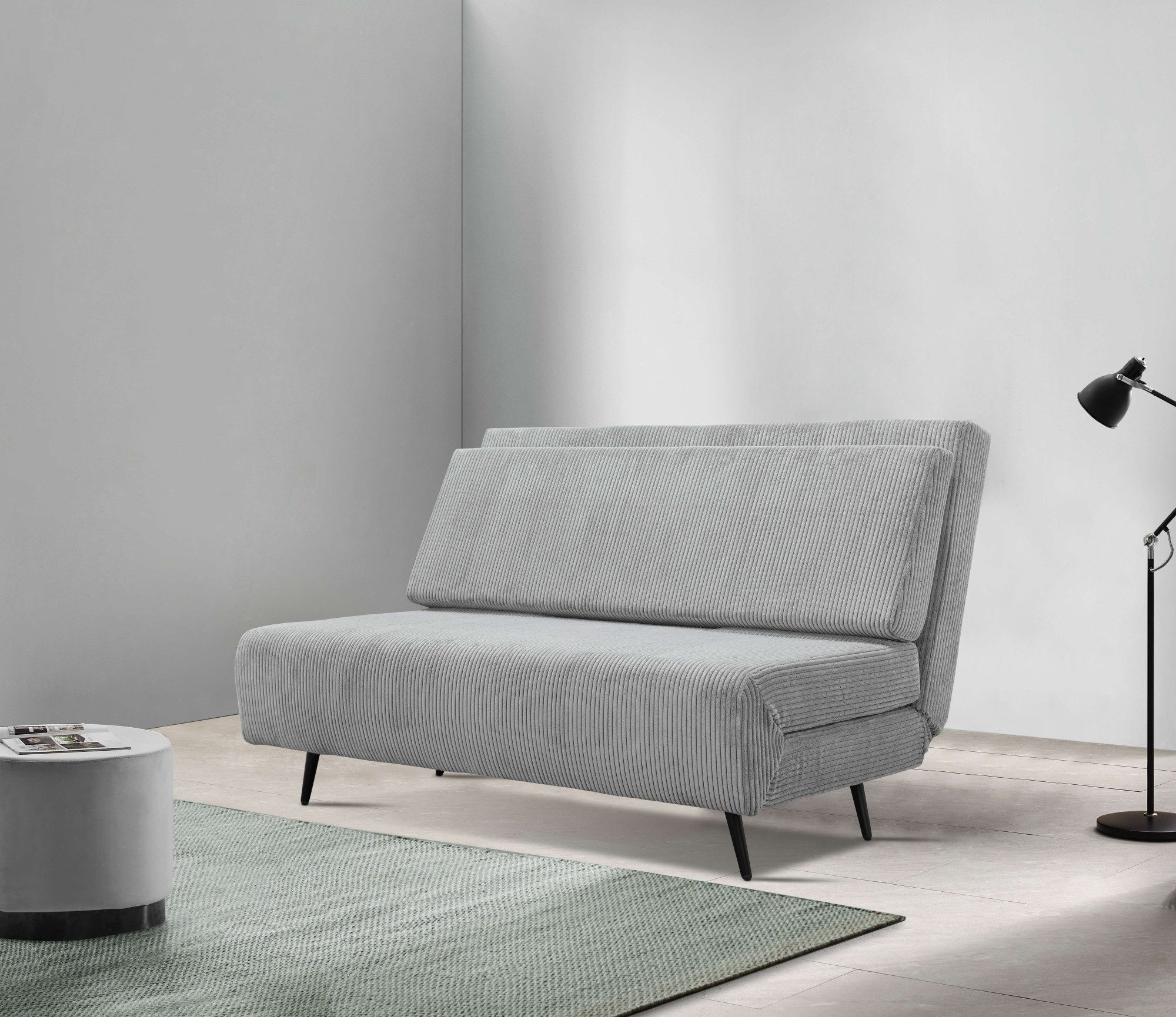 andas Slaapbank LINNEA Daybed met opklapbaar ligoppervlak, in geweven stof, velours, corduroy