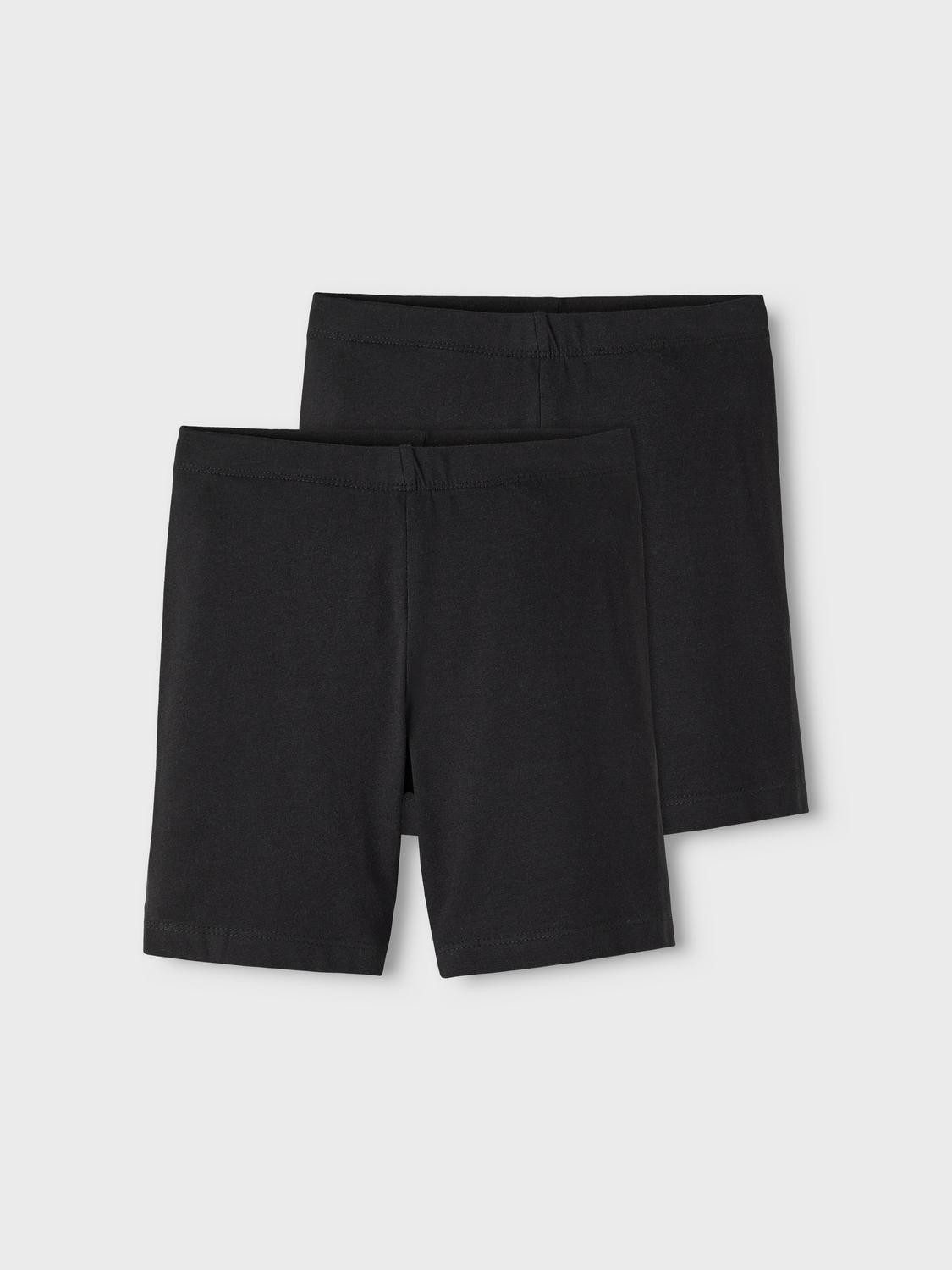 Name It Fietsbroekje NKFVIVIAN 2P SOLID SHORT LEGGING NOOS (set, 2-delig)