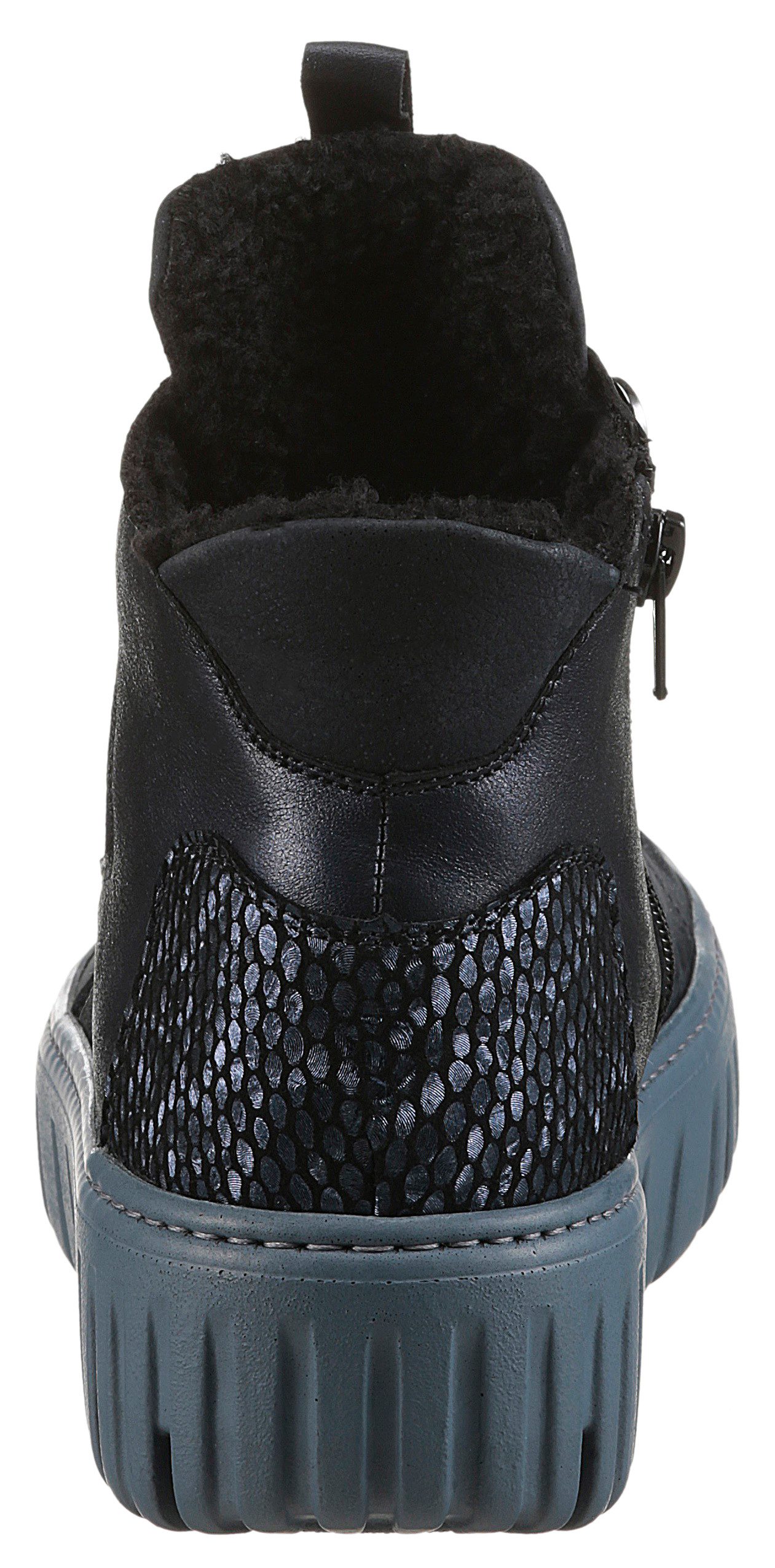 Waldläufer Winterlaarzen H-LIVIA , veterschoenen, comfort-enkellaars in comfortabele breedte g (= breed)