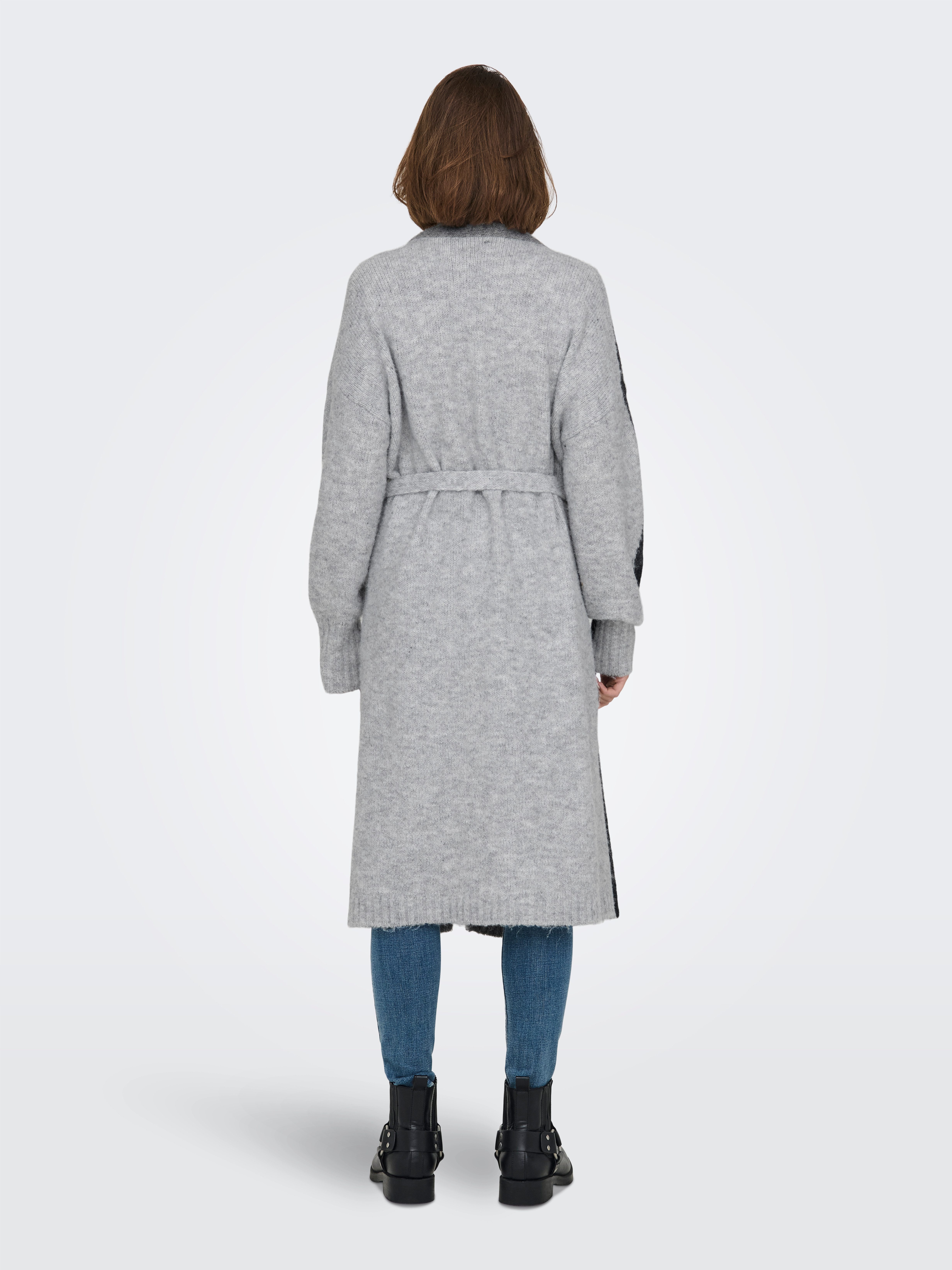 Only Vest ONLGRO LIFE LS BLOCK CARDIGAN KNT