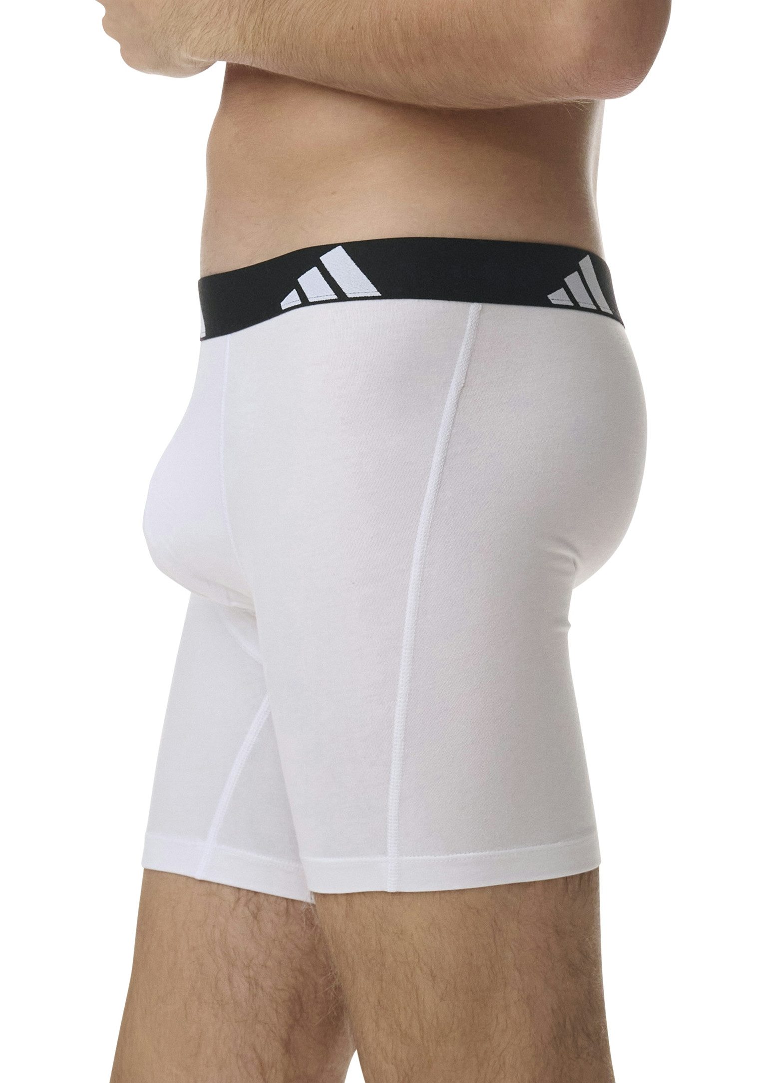 adidas Sportswear Boxershort Active Flex Cotton met iets langere pijp (Set van 3)