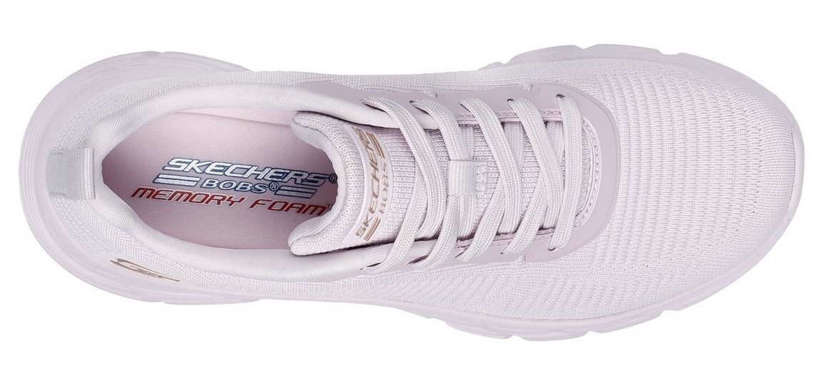 Skechers Sneakers BOBS B FLEX HI-FLYING HI , trainingsschoen, veterschoen, vrijetijdsschoen in vegan verwerking