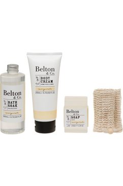 set voor huidverzorging belton  co - invigorate bath  body set (4-delig) wit