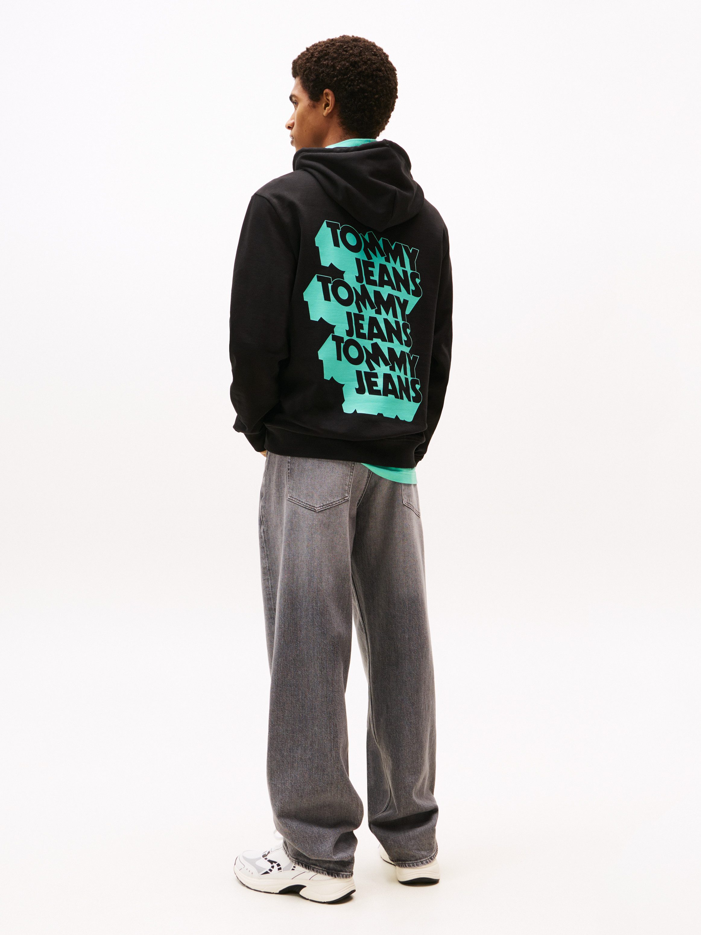 TOMMY JEANS Hoodie TJM STACK BACK LOGO HOODIE EXT