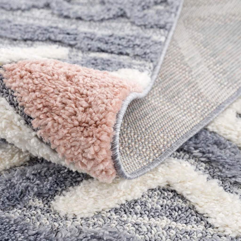 Carpet City Hoogpolig vloerkleed Focus 3382 Boho-tapijt, hoog-laag patroon / 3D-effect, voor woonkamer, slaapkamer