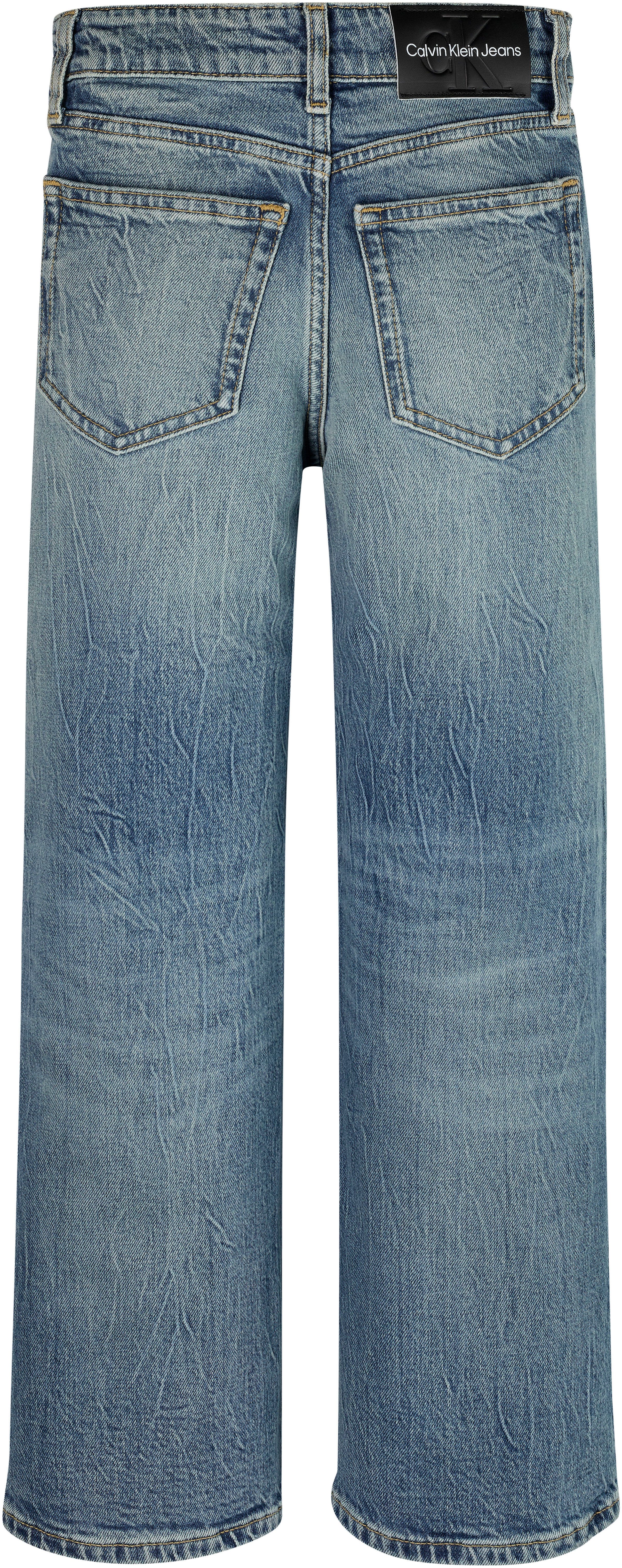 Calvin Klein Regular fit jeans SKATER VISUAL BLUE CF voor kinderen tot 16 jaar