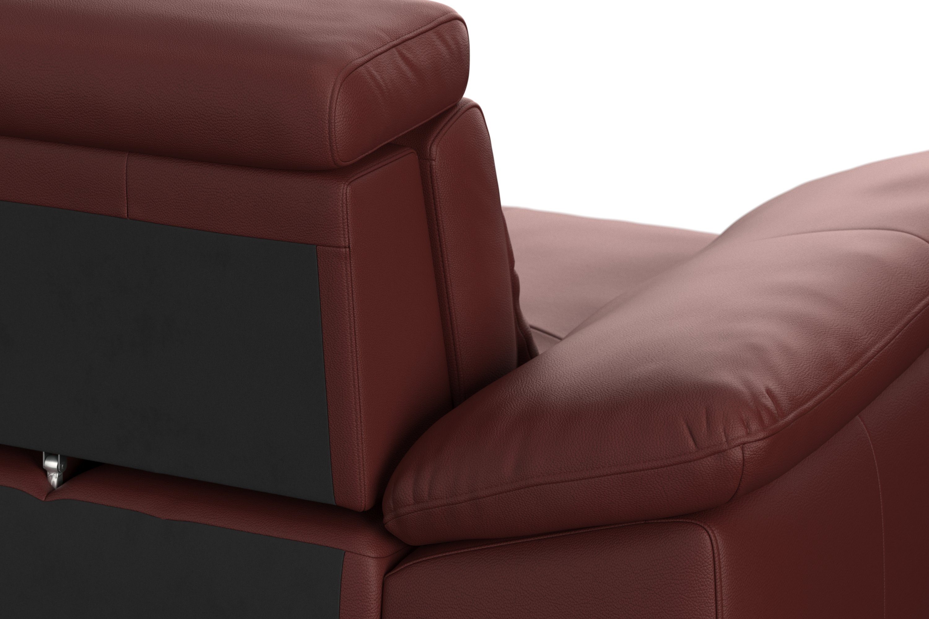 sit&more Hoekbank Cabrio L-vorm, met zitdiepteverstelling, arm- en hoofdsteunverstelling