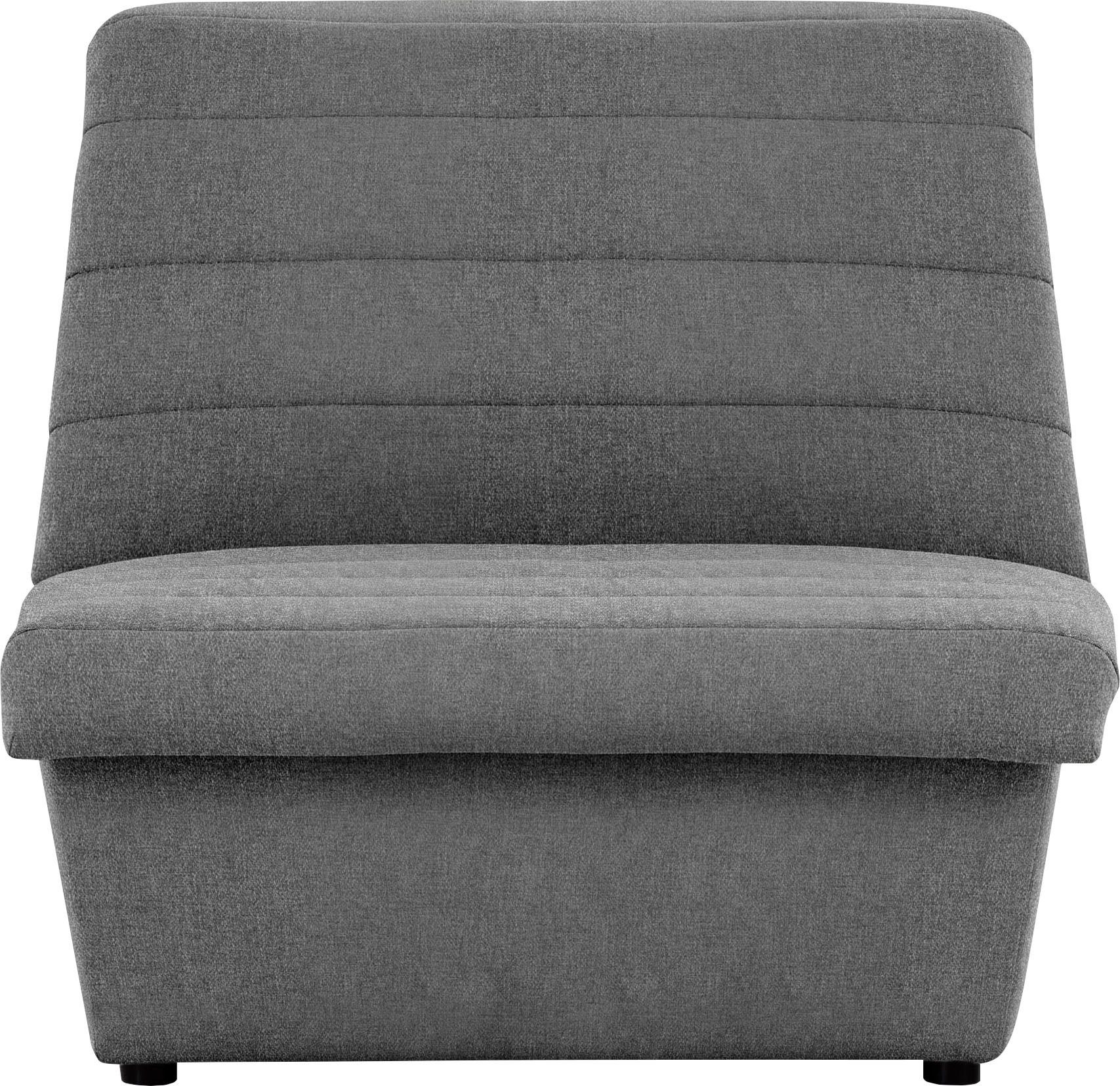 LOOKS BY WOLFGANG JOOP Fauteuil LOOKS VIII Breedtestiksels, zonder armleuningen, in twee verschillende afmetingen fauteuils maat 92 cm x 92 cm x 103
