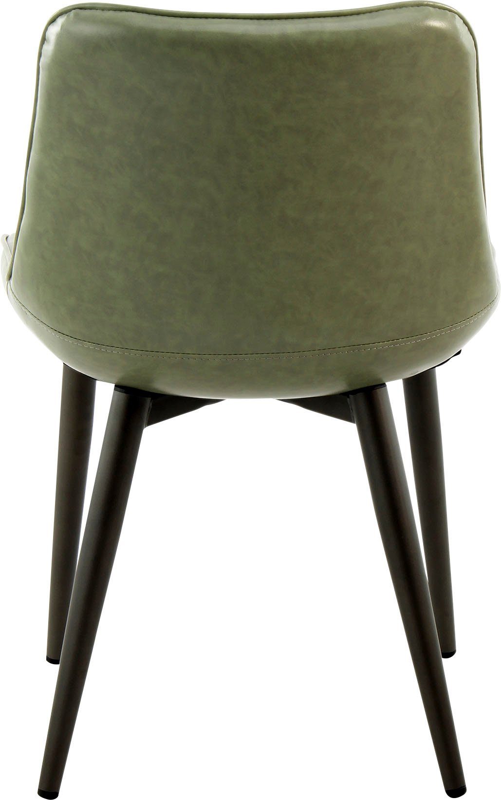 Kayoom Stoel Cecil 110 2-delige set, moderne kleuren, rugleuning met stijlvol stikpatroon